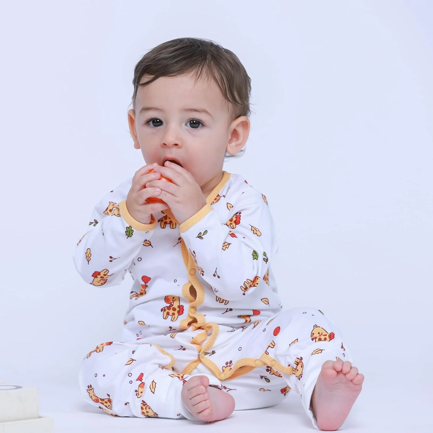 رامپر آستین بلند نخی 100% لوای، لباس خواب نوزادی دخترانه و پسرانه، 0-3 ماه | 3-6 ماه | 6-9 ماه | 9-12 ماه | 12-18 ماه | 18-24 ماه | لباس نوزاد _ موجود در طرح های مختلف