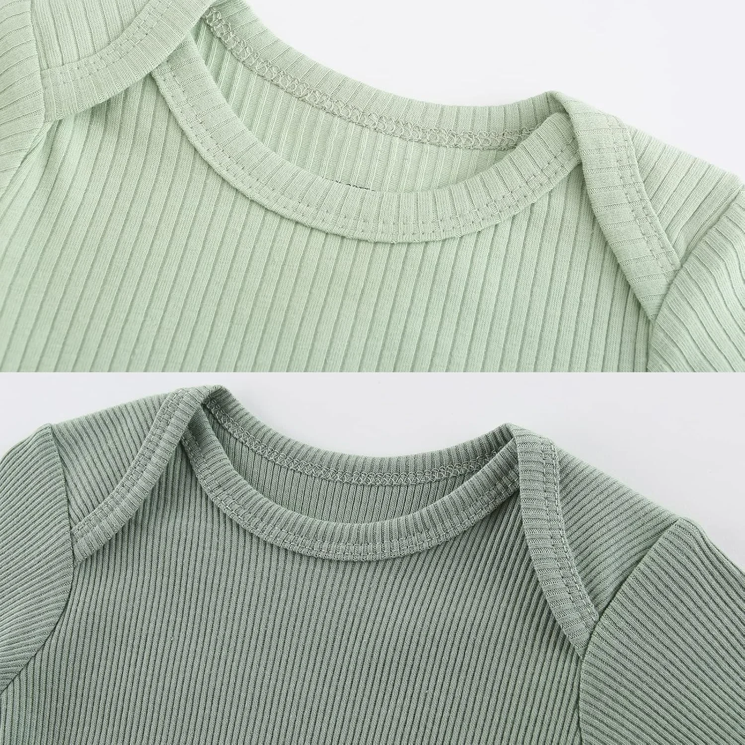 MAMIMAKA ست 5 عددی بادی آستین کوتاه نوزادی، لباس زیر پنبه ای 0-12 ماه MAMIMAKA ست 5 عددی بادی آستین کوتاه نوزادی، لباس زیر پنبه ای 0-12 ماه