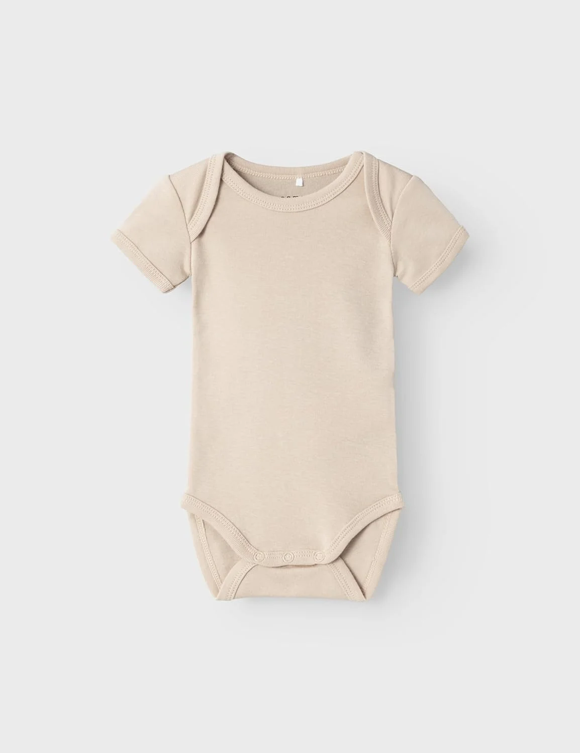 بادی آستین بلند نوزادی унисекс نیم ایت Nbnbody 2p ss بژ طرح حیوانات