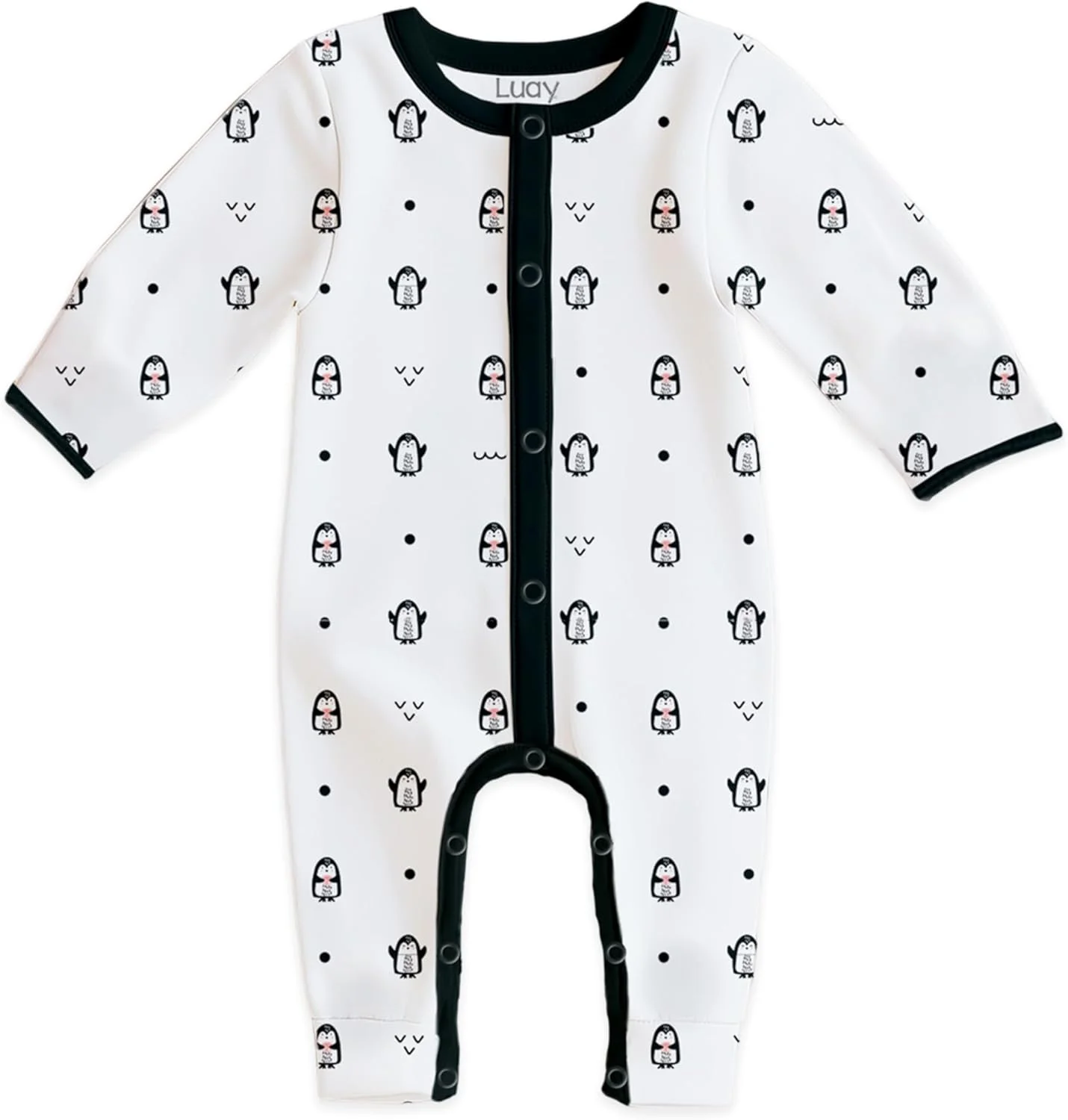 رامپر آستین بلند نخی 100% لوای، لباس خواب نوزادی دخترانه و پسرانه، 0-3 ماه | 3-6 ماه | 6-9 ماه | 9-12 ماه | 12-18 ماه | 18-24 ماه | لباس نوزاد _ موجود در طرح های مختلف