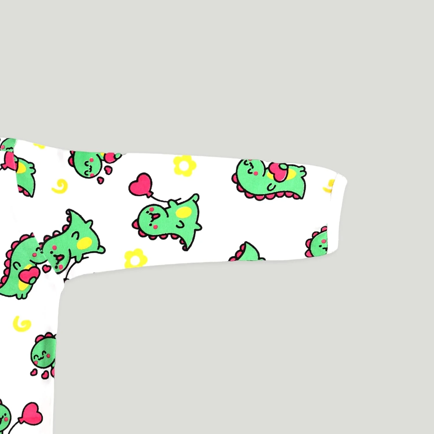 رامپر نوزادی لوای، 100% پنبه | لباس خواب آستین بلند نوزاد مناسب پسران و دختران | طرح پنگوئن، دایناسور، قلب، تدی، پیتزا | 0-24 ماه | لباس نوزادی نرم و تنفس پذیر