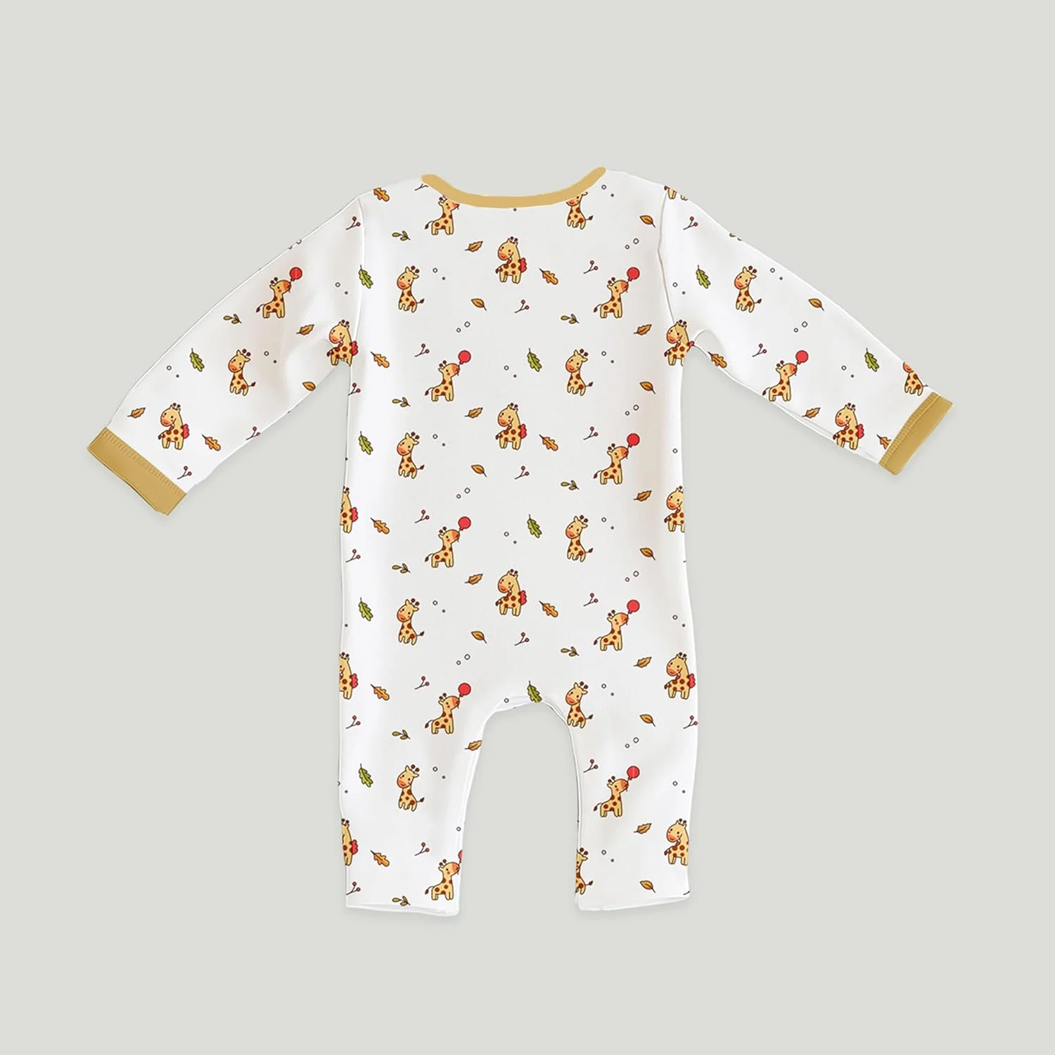 رامپر آستین بلند نخی 100% لوای، لباس خواب نوزادی دخترانه و پسرانه، 0-3 ماه | 3-6 ماه | 6-9 ماه | 9-12 ماه | 12-18 ماه | 18-24 ماه | لباس نوزاد _ موجود در طرح های مختلف