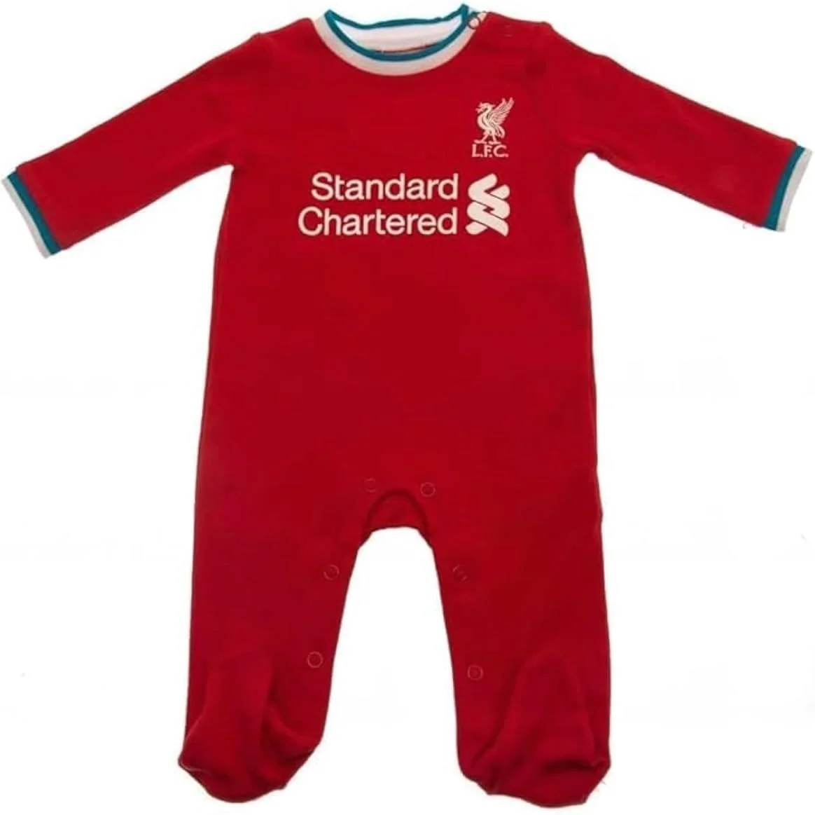 ست لباس زیر نوزادی باشگاه فوتبال لیورپول - ست دو عددی زیرپوش 0-18 ماه