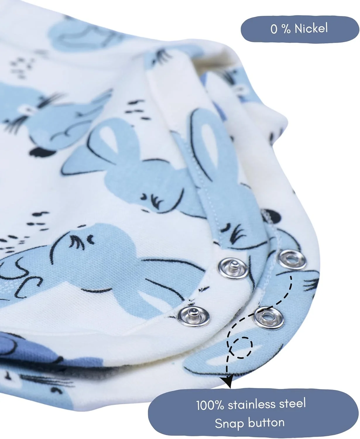 رامپر نوزادی کیدی بامز طرح گربه های بامزه، یقه گرد، پارچه نرم 100% پنبه، آستین کوتاه، لباس راحت نوزاد، لباس یکسره مناسب نوزادان دختر و پسر (0-12 ماه)