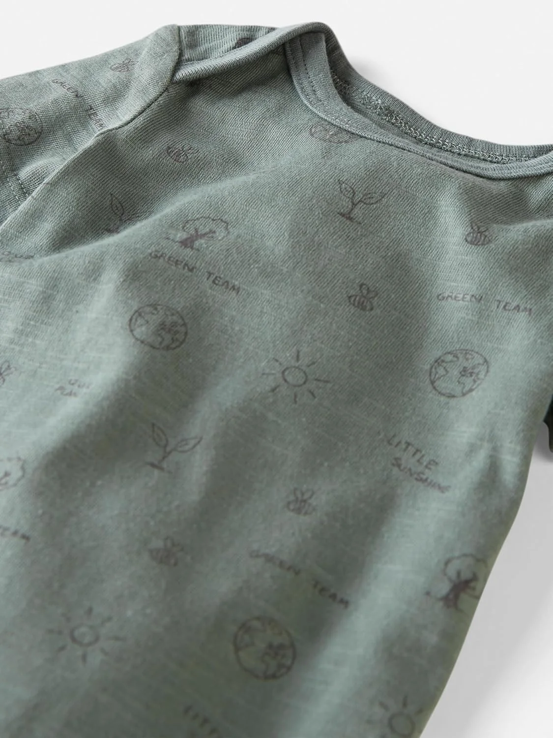 بادی آستین کوتاه نوزاد Little Planet by Carter's، بسته 3 عددی، پنبه ارگانیک