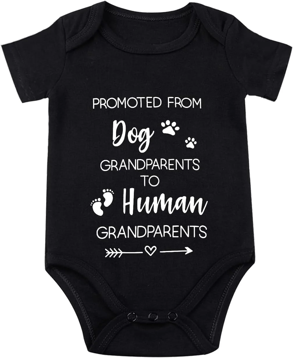 بادی نوزادی طرح ارتقا از پدربزرگ و مادربزرگ سگ به پدربزرگ و مادربزرگ انسان - نوزاد، унисекс - صورتی، سایز: نوزاد بادی نوزادی طرح ارتقا از پدربزرگ و مادربزرگ سگ به پدربزرگ و مادربزرگ انسان - نوزاد، унисекс - صورتی، سایز: نوزاد