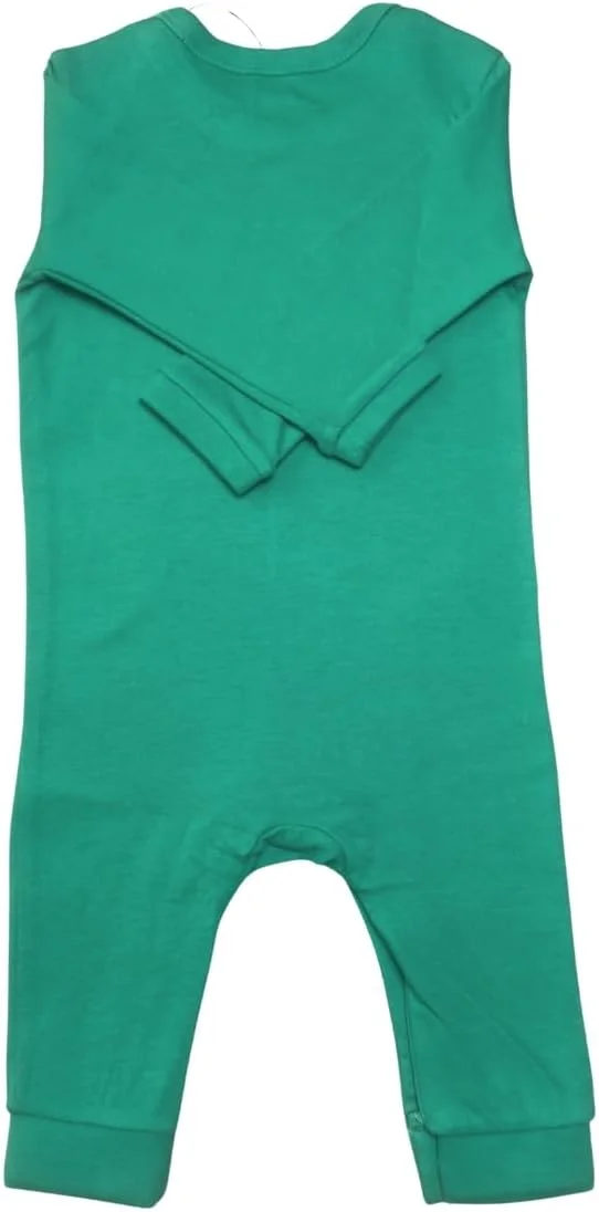 لباس سرهمی نوزادی کیدی بامز طرح پیتزا، 100% پنبه نرم، آستین بلند، لباس راحت نوزاد، لباس یکسره برای نوزادان پسر و دختر (0-12 ماه)