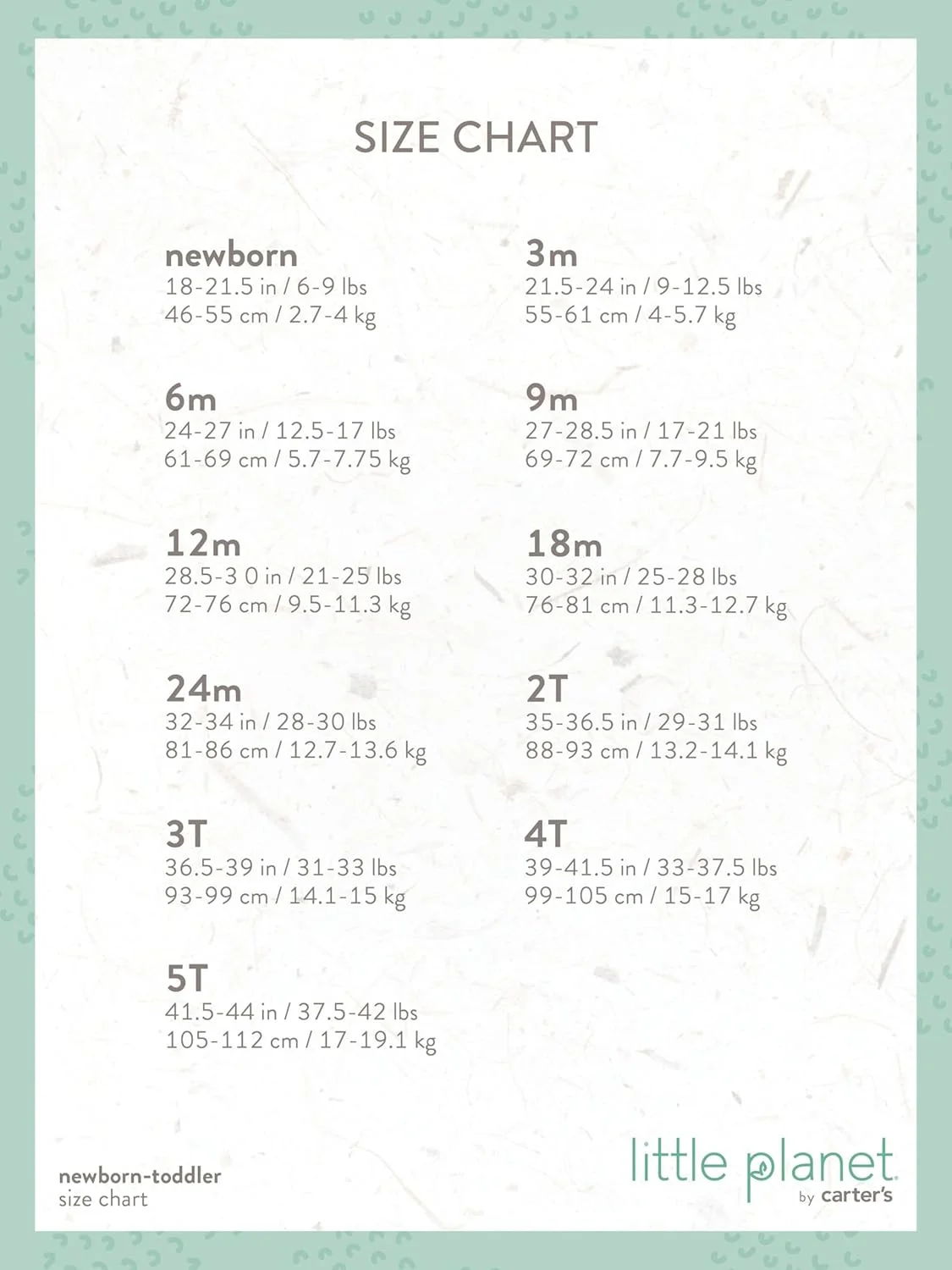 بادی آستین کوتاه نوزاد Little Planet by Carter's، بسته 3 عددی، پنبه ارگانیک