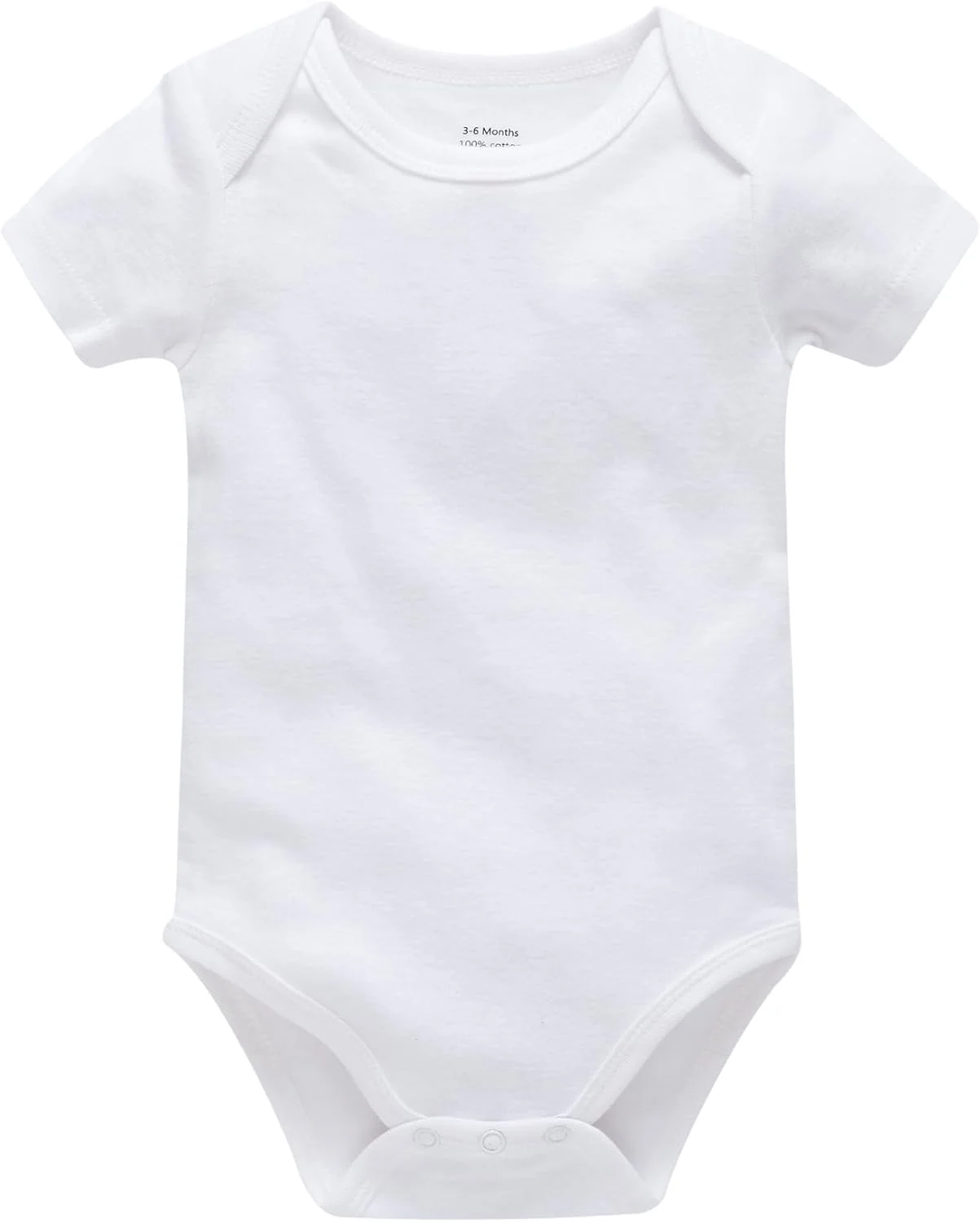 بادی آستین کوتاه نوزادی کاوکس، زیرپوش نرم پنبه ای، بسته 3 عددی، 0-24 ماه