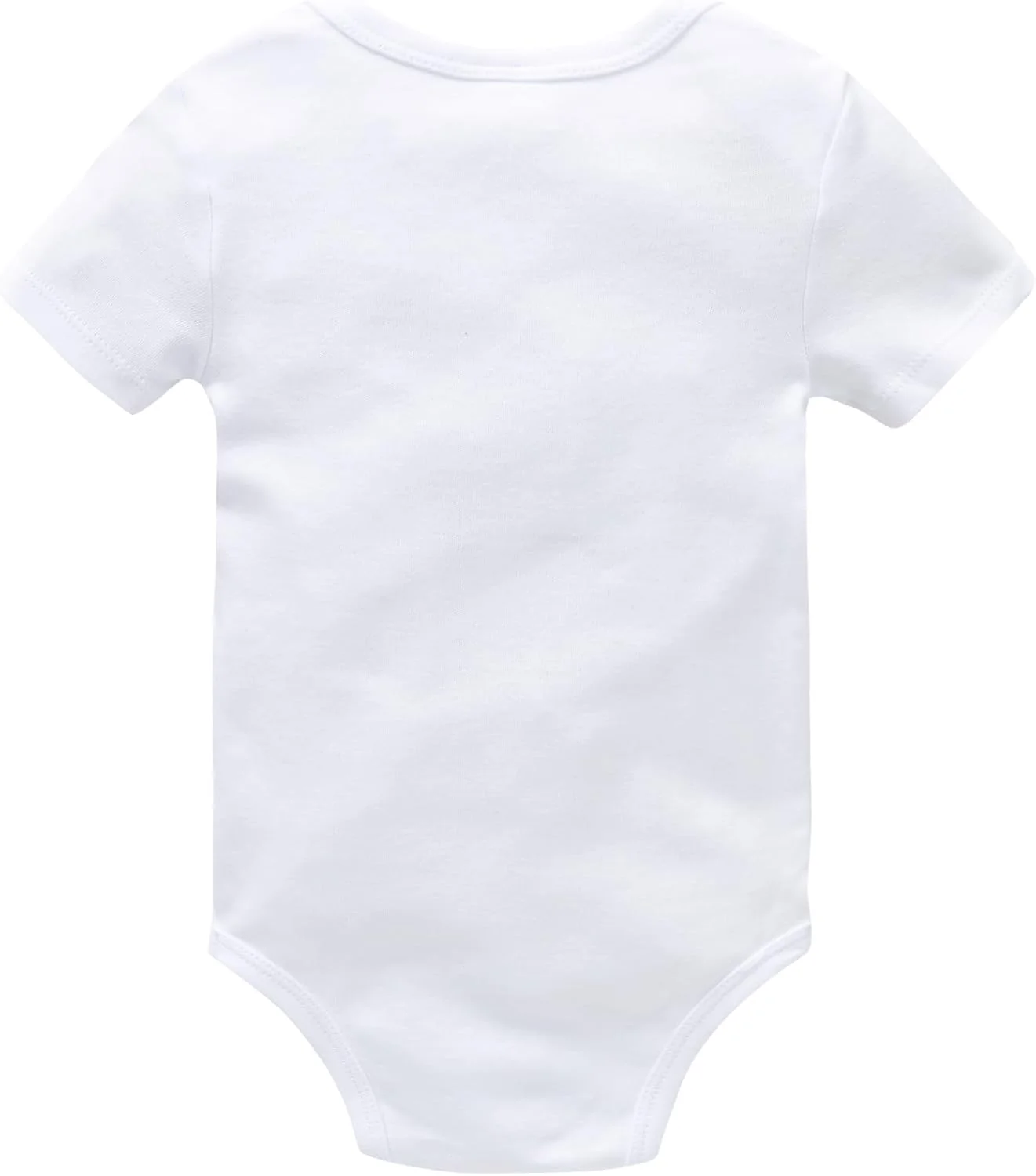 بادی آستین کوتاه نوزادی کاوکس، زیرپوش نرم پنبه ای، بسته 3 عددی، 0-24 ماه