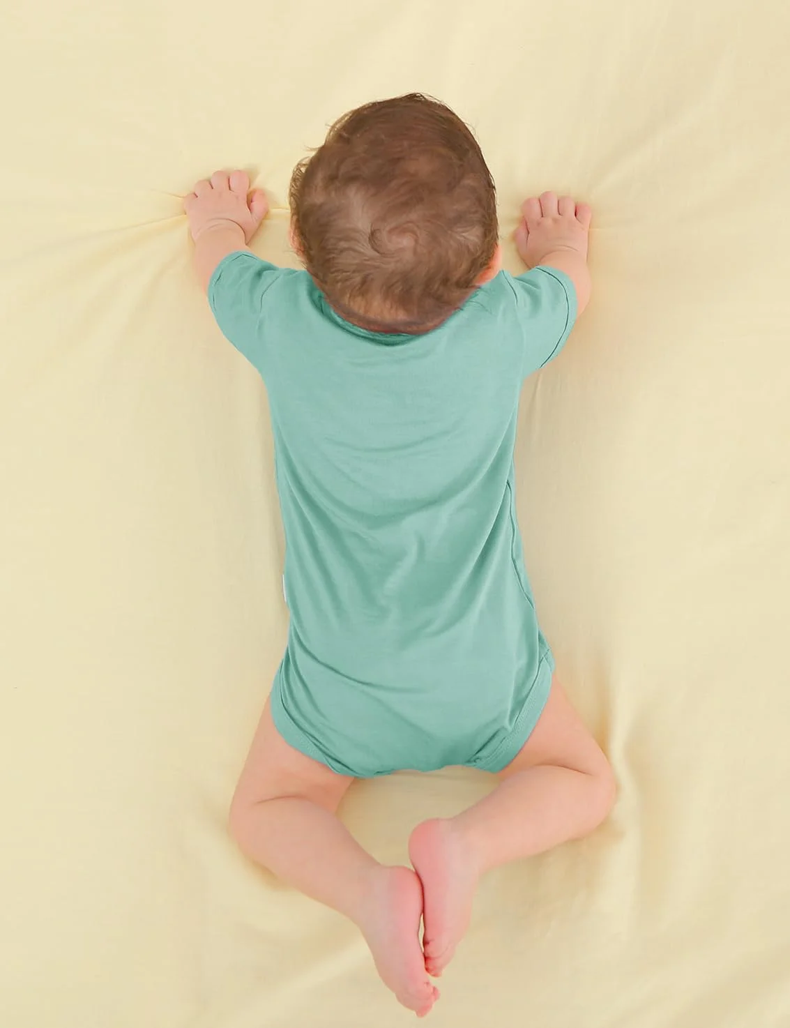 بادی آستین کوتاه نوزادی Jimonda از جنس بامبو، لباس نوزادی پسرانه و دخترانه (0-24 ماه)