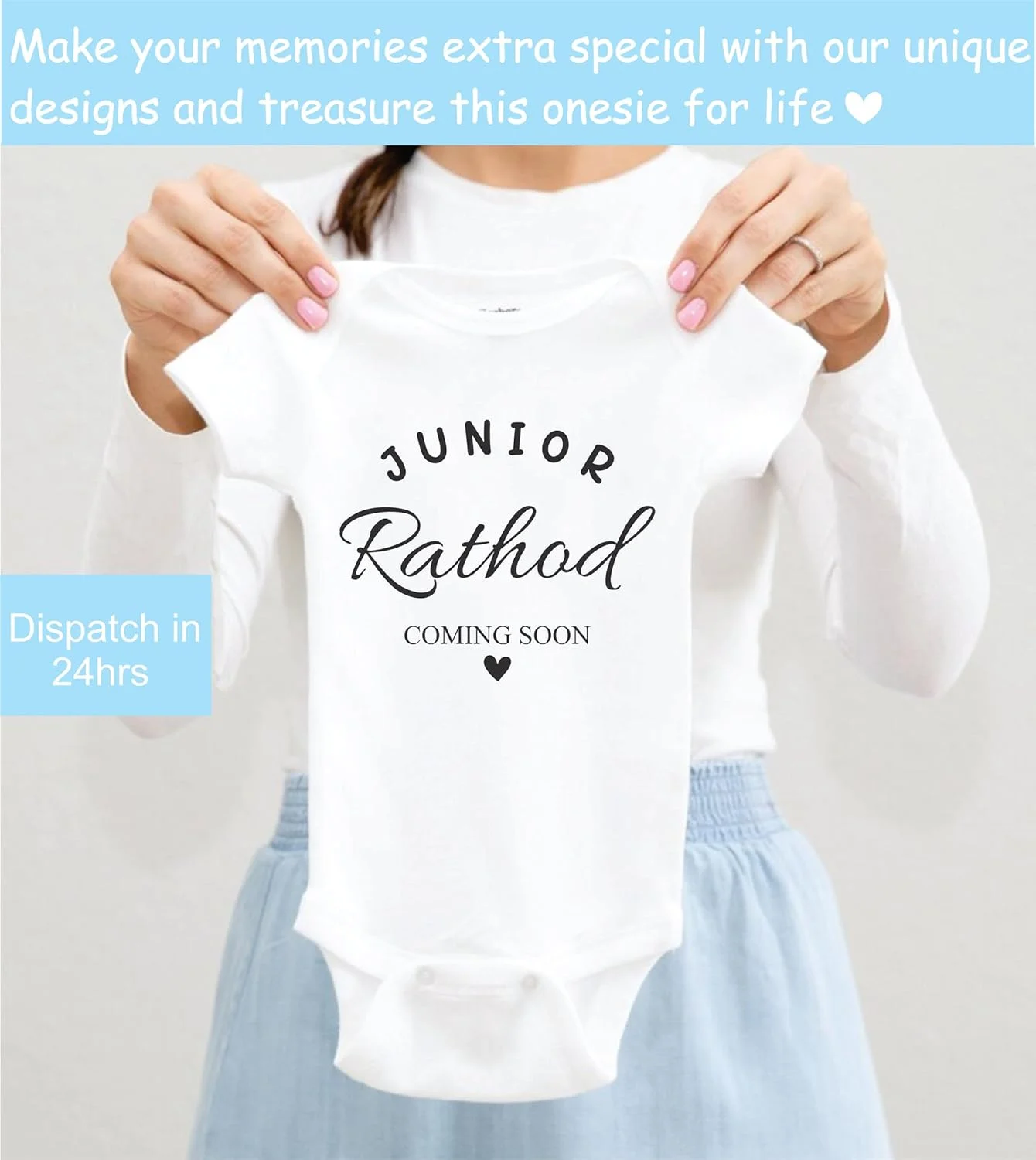 هدیه اعلام بارداری Lillypupp برای پدربزرگ و مادربزرگ | بادی نوزادی خبر بارداری | ایده رونمایی برای مادربزرگ، پدربزرگ، پدر، همسر، خاله، عمو یا خانواده هدیه اعلام بارداری Lillypupp برای پدربزرگ و مادربزرگ | بادی نوزادی خبر بارداری | ایده رونمایی برای مادربزرگ، پدربزرگ، پدر، همسر، خاله، عمو یا خانواده