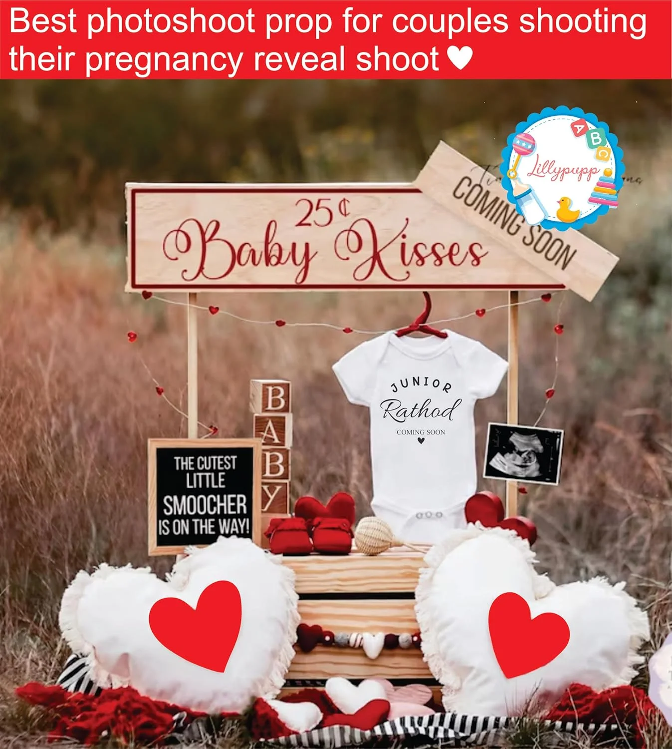 هدیه اعلام بارداری Lillypupp برای پدربزرگ و مادربزرگ | بادی نوزادی خبر بارداری | ایده رونمایی برای مادربزرگ، پدربزرگ، پدر، همسر، خاله، عمو یا خانواده هدیه اعلام بارداری Lillypupp برای پدربزرگ و مادربزرگ | بادی نوزادی خبر بارداری | ایده رونمایی برای مادربزرگ، پدربزرگ، پدر، همسر، خاله، عمو یا خانواده