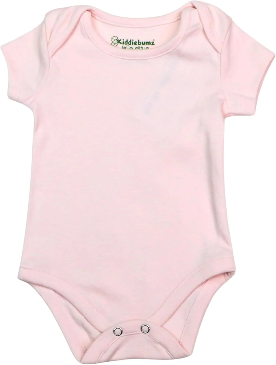 رامپر نوزادی کیدی بامز، رنگ های ساده، ست 4 عددی، 100% پنبه نرم، آستین کوتاه، لباس یکسره برای نوزادان پسر و دختر (0-12 ماه)