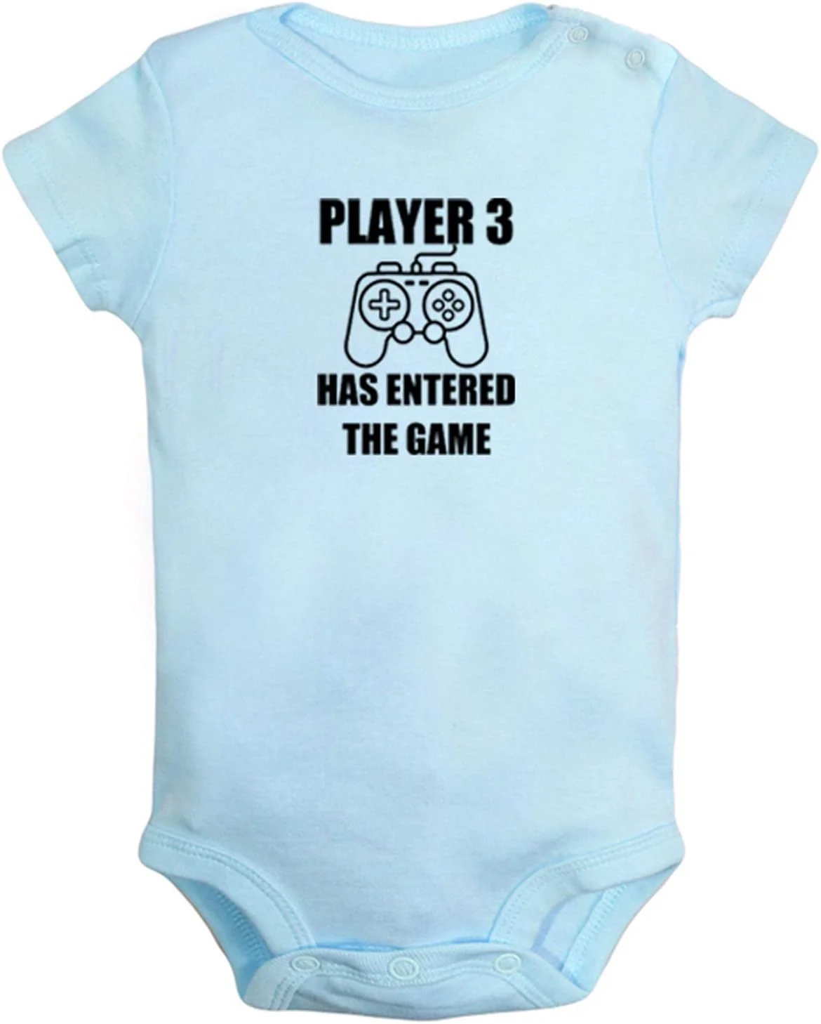 لباس رامپر خنده دار نوزادی iDzn Player 3 Has Entered The Game، بادی نوزادی، سرهمی نوزادی، لباس های جدید و بامزه نوزاد