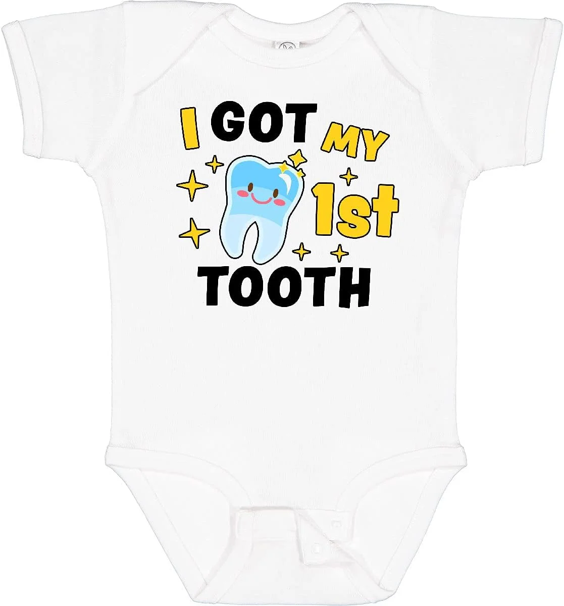 لباس نوزادی طرح "اولین دندانم دراومد" اینکتاستیک