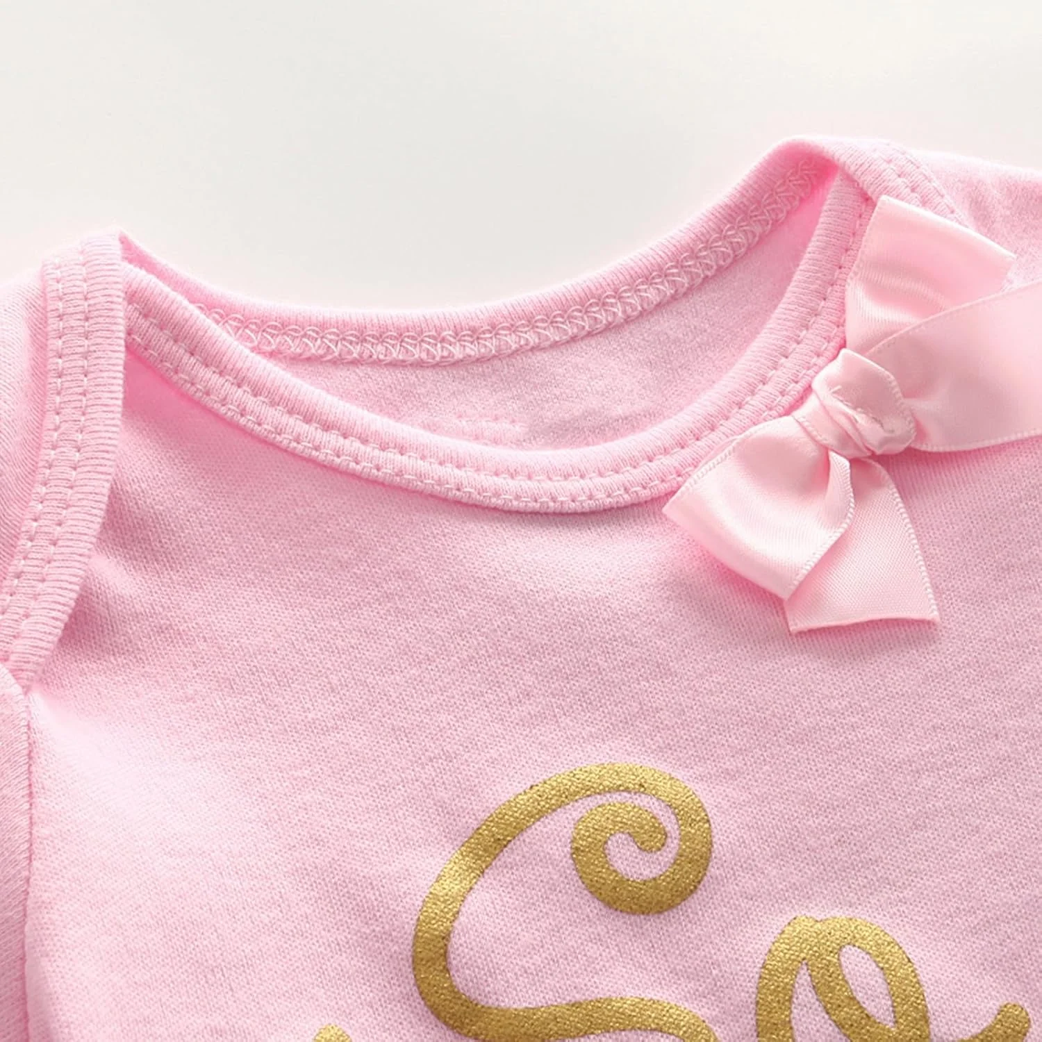 JELYLOVE بادی نوزادی پسرانه دخترانه 5 عددی طرح کارتونی پنبه ای آستین کوتاه نرم