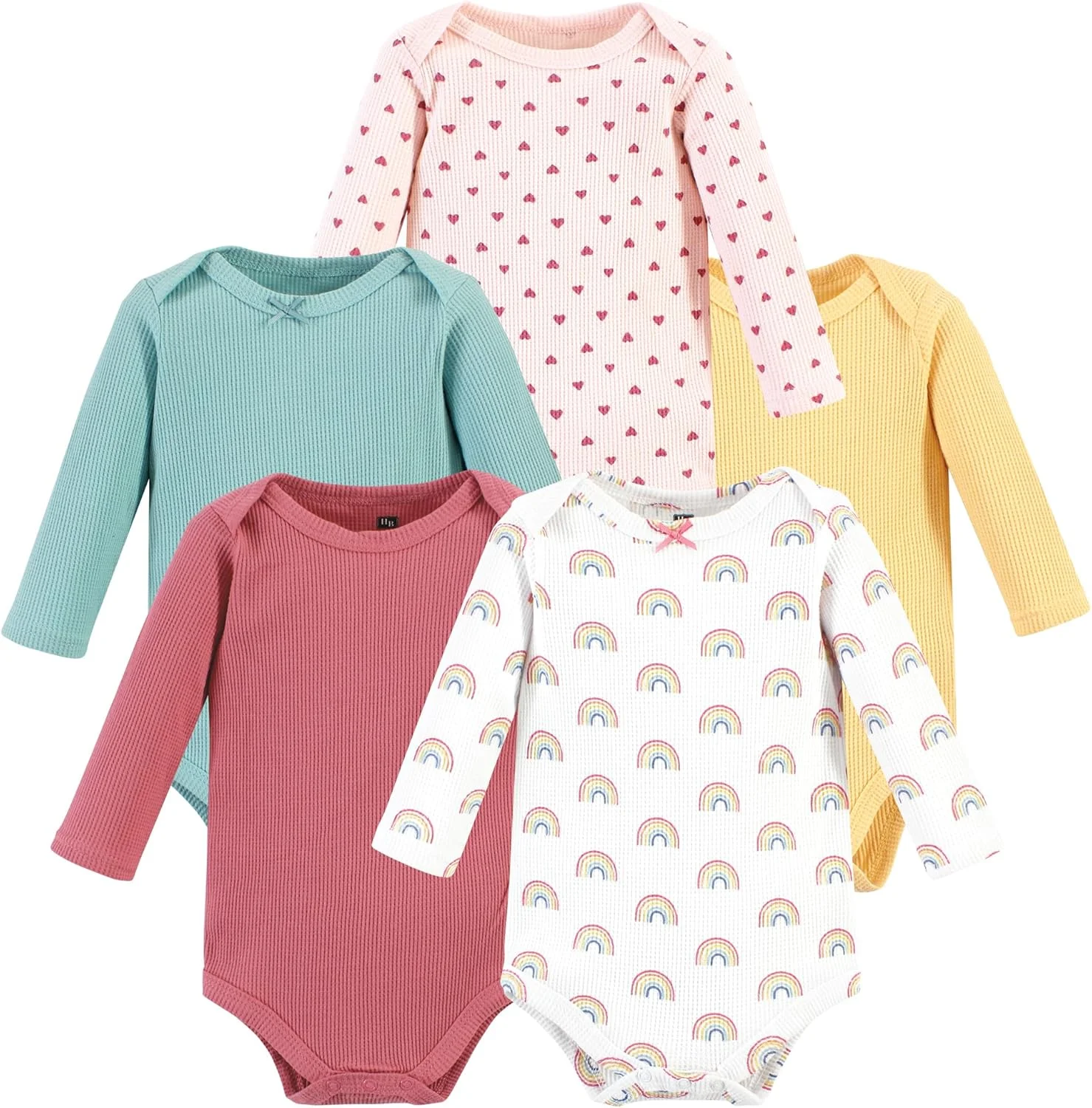 لباس زیر دکمه ای آستین بلند حرارتی نوزاد هادسون بیبی لباس زیر دکمه ای آستین بلند حرارتی نوزاد هادسون بیبی