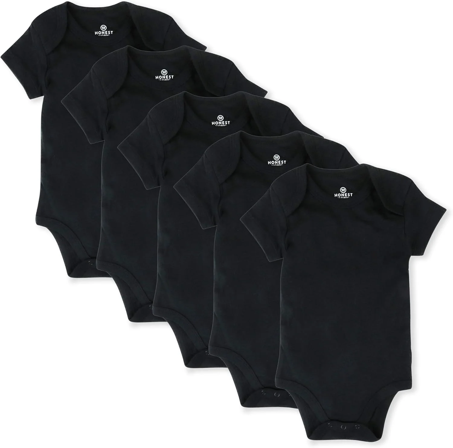 بادی آستین کوتاه نوزادی ارگانیک HonestBaby - بسته 5 عددی بادی آستین کوتاه نوزادی ارگانیک HonestBaby - بسته 5 عددی