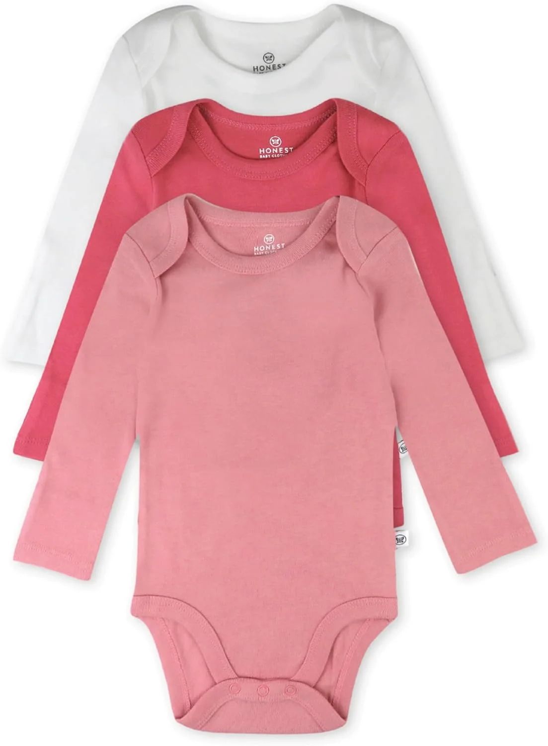 بادی آستین بلند چندتایی HonestBaby، لباس یکسره 100% پنبه ارگانیک برای نوزادان پسر، دختر، یونیسکس بادی آستین بلند چندتایی HonestBaby، لباس یکسره 100% پنبه ارگانیک برای نوزادان پسر، دختر، یونیسکس