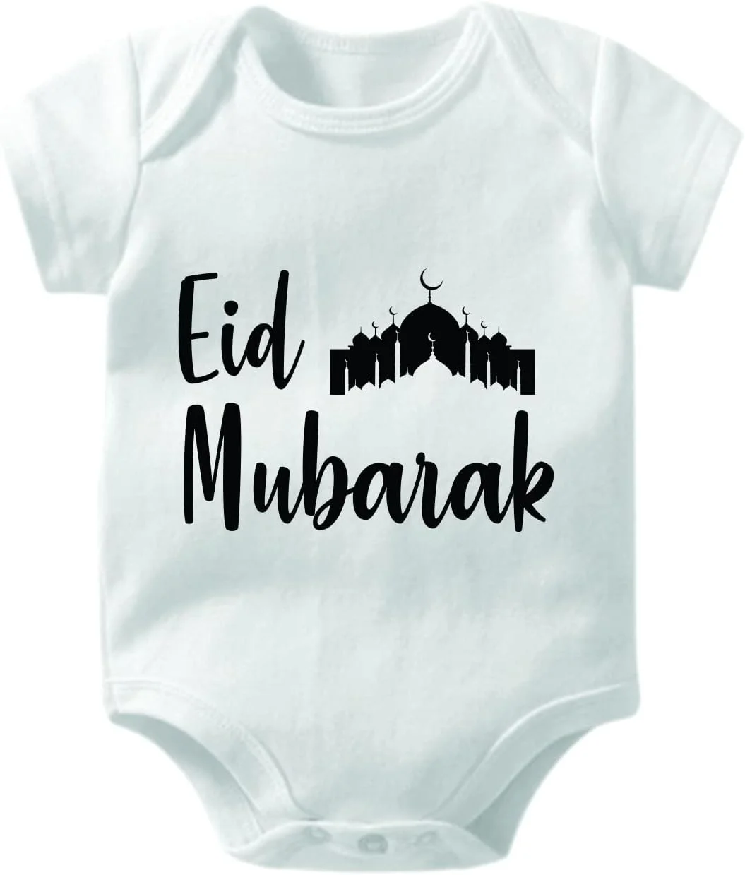 رامپر نخی یقه گرد طرح دار Giftmate مناسب نوزادان دختر و پسر | رامپر بچه گانه | رامپر نوزادی | رامپر نخی | رامپر نخی نوزادی