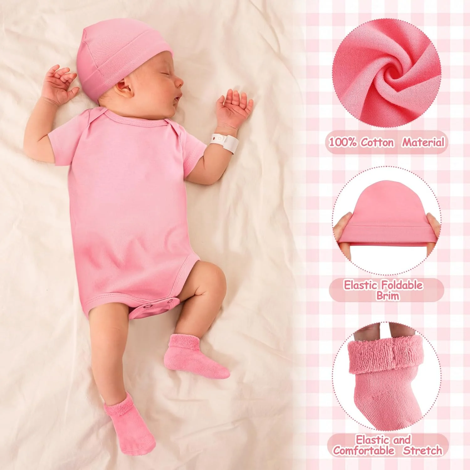 ست لباس ۴ تکه نوزادی گلیتوپر - شامل بادی، لباس، کلاه و جوراب مناسب نوزادان نارس ست لباس ۴ تکه نوزادی گلیتوپر - شامل بادی، لباس، کلاه و جوراب مناسب نوزادان نارس