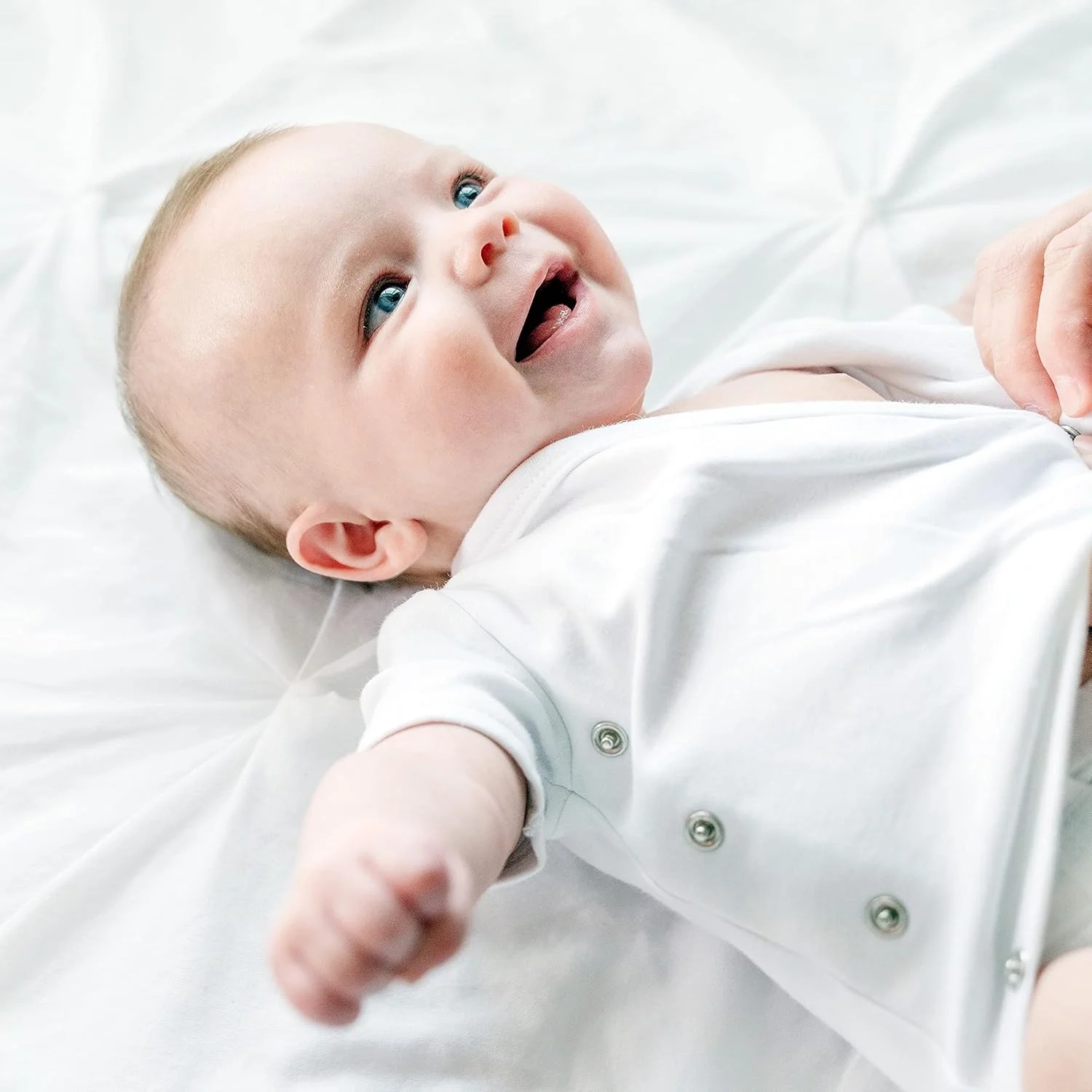 ست بادی نوزادی دکمه دار از پهلو، 100% پنبه پسرانه دخترانه یونیسکس کیمونو، بسته 4 عددی ست بادی نوزادی دکمه دار از پهلو، 100% پنبه پسرانه دخترانه یونیسکس کیمونو، بسته 4 عددی