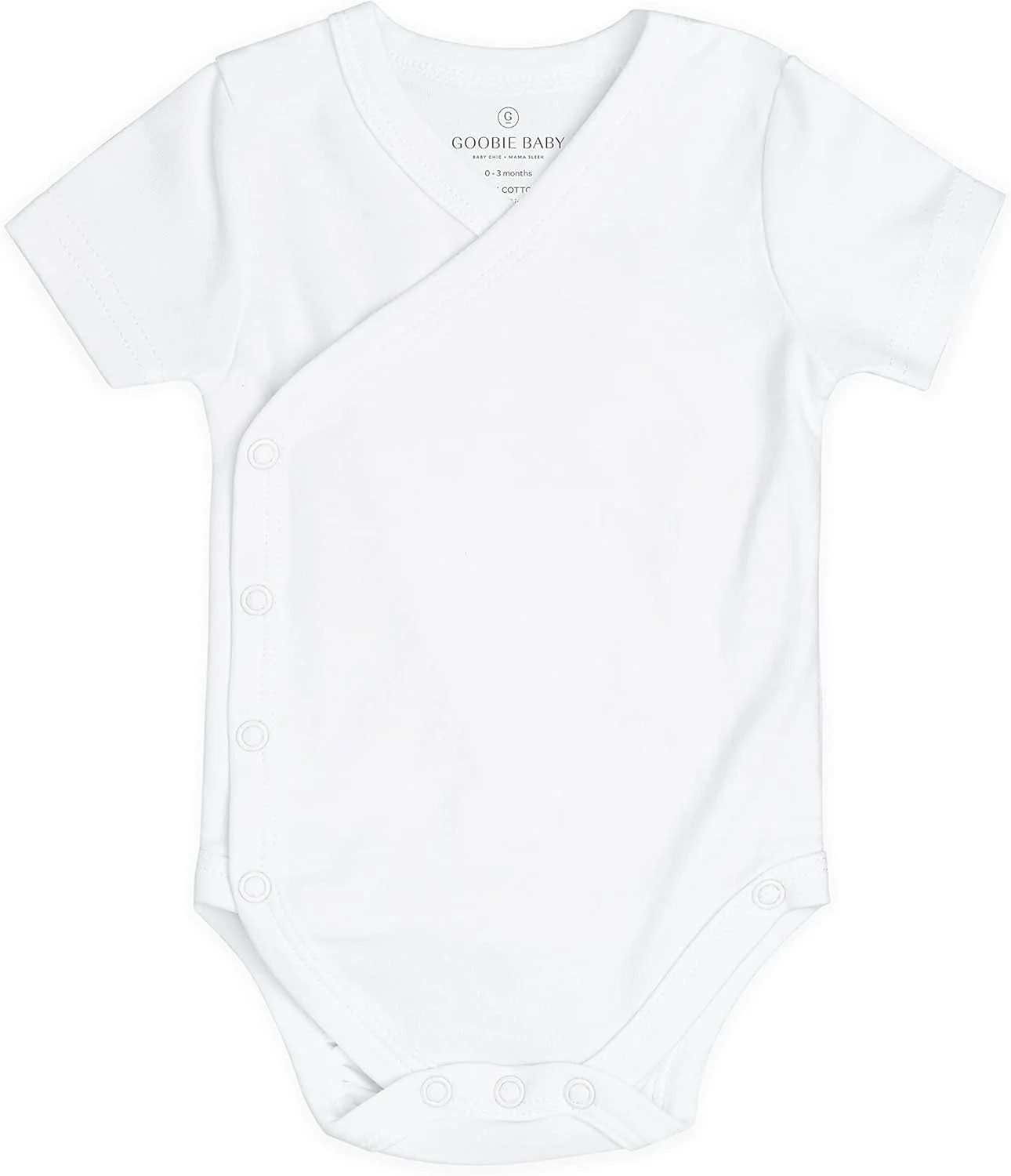 ست بادی نوزادی دکمه دار از پهلو، 100% پنبه پسرانه دخترانه یونیسکس کیمونو، بسته 4 عددی ست بادی نوزادی دکمه دار از پهلو، 100% پنبه پسرانه دخترانه یونیسکس کیمونو، بسته 4 عددی