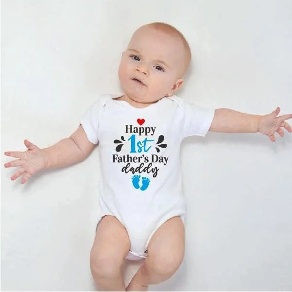 گیفت میت، اولین روز پدر مبارک بابا، پدر، برای روز پدر، لباس نوزادی، رامپر، بادی (0 تا 3 ماهگی) گیفت میت، اولین روز پدر مبارک بابا، پدر، برای روز پدر، لباس نوزادی، رامپر، بادی (0 تا 3 ماهگی)