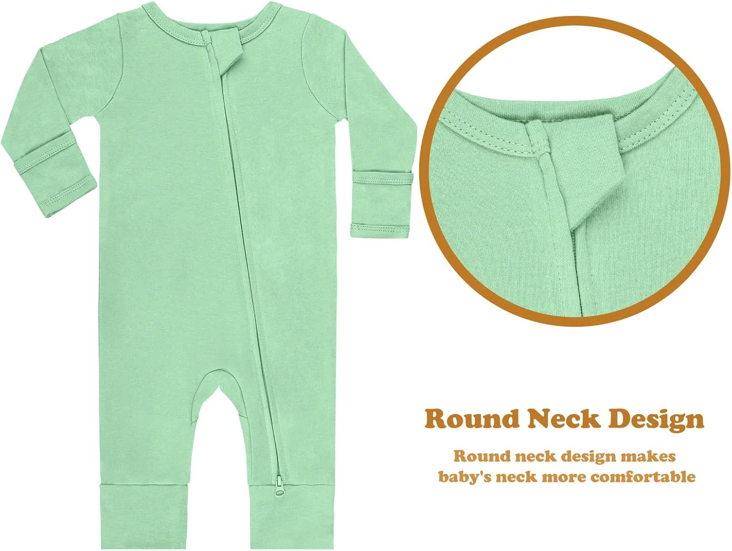 لباس خواب آستین بلند نخی گیسبی، بادی بدون پا با زیپ و دستکش، بسته 3 عددی، مناسب نوزادان دختر و پسر لباس خواب آستین بلند نخی گیسبی، بادی بدون پا با زیپ و دستکش، بسته 3 عددی، مناسب نوزادان دختر و پسر