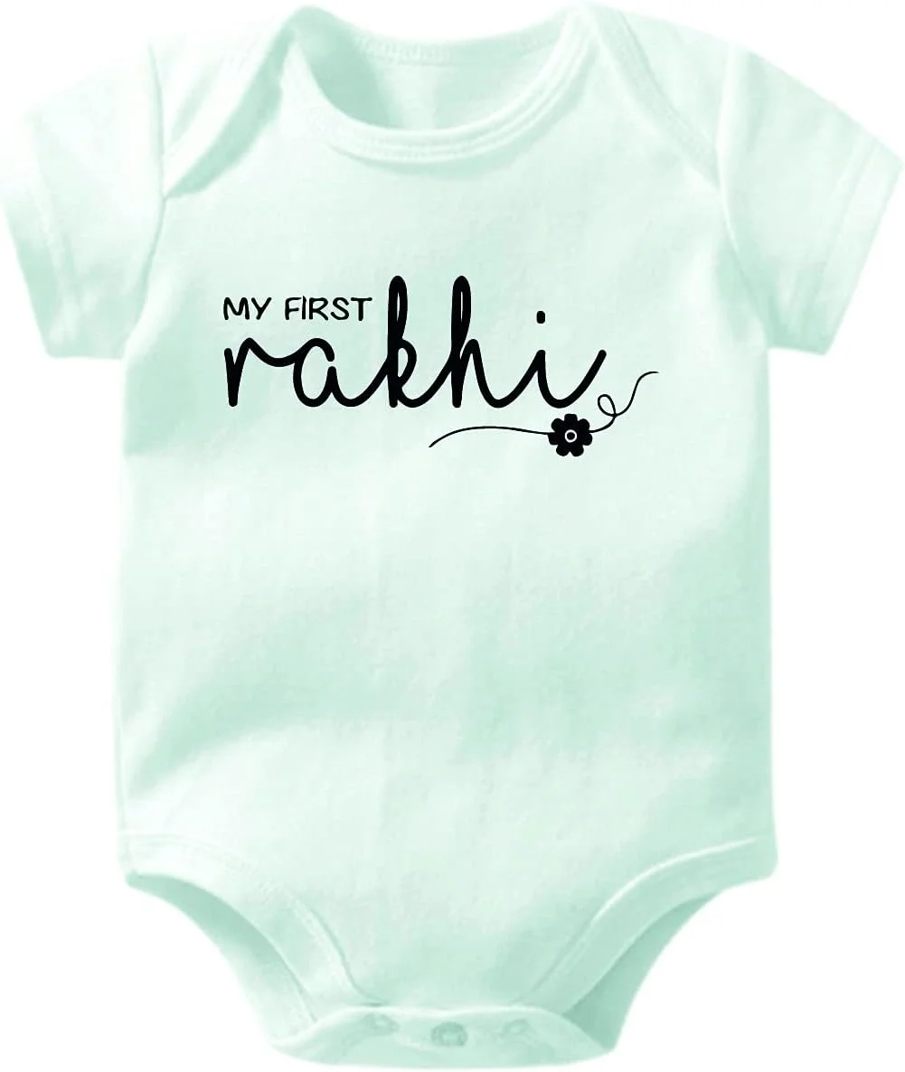 رامپر بچه گانه مبارک راکی، اولین راکشا باندان، رامپر بچه گانه راکشا باندان برای خواهر و برادر، بادی، لباس سرهمی، مناسب برای عکس برداری خواهر و برادر