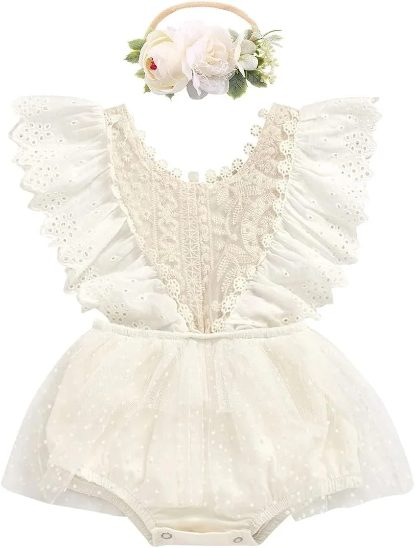 لباس سرهمی توری نوزاد دختر، لباس پرنسس برای جشن تولد یک سالگی، لباس کیک اسمش، لباس یک تکه بدون آستین کودک نوپا با هدبند گلدار، مناسب فصل تابستان 6 تا 12 ماهگی لباس سرهمی توری نوزاد دختر، لباس پرنسس برای جشن تولد یک سالگی، لباس کیک اسمش، لباس یک تکه بدون آستین کودک نوپا با هدبند گلدار، مناسب فصل تابستان 6 تا 12 ماهگی