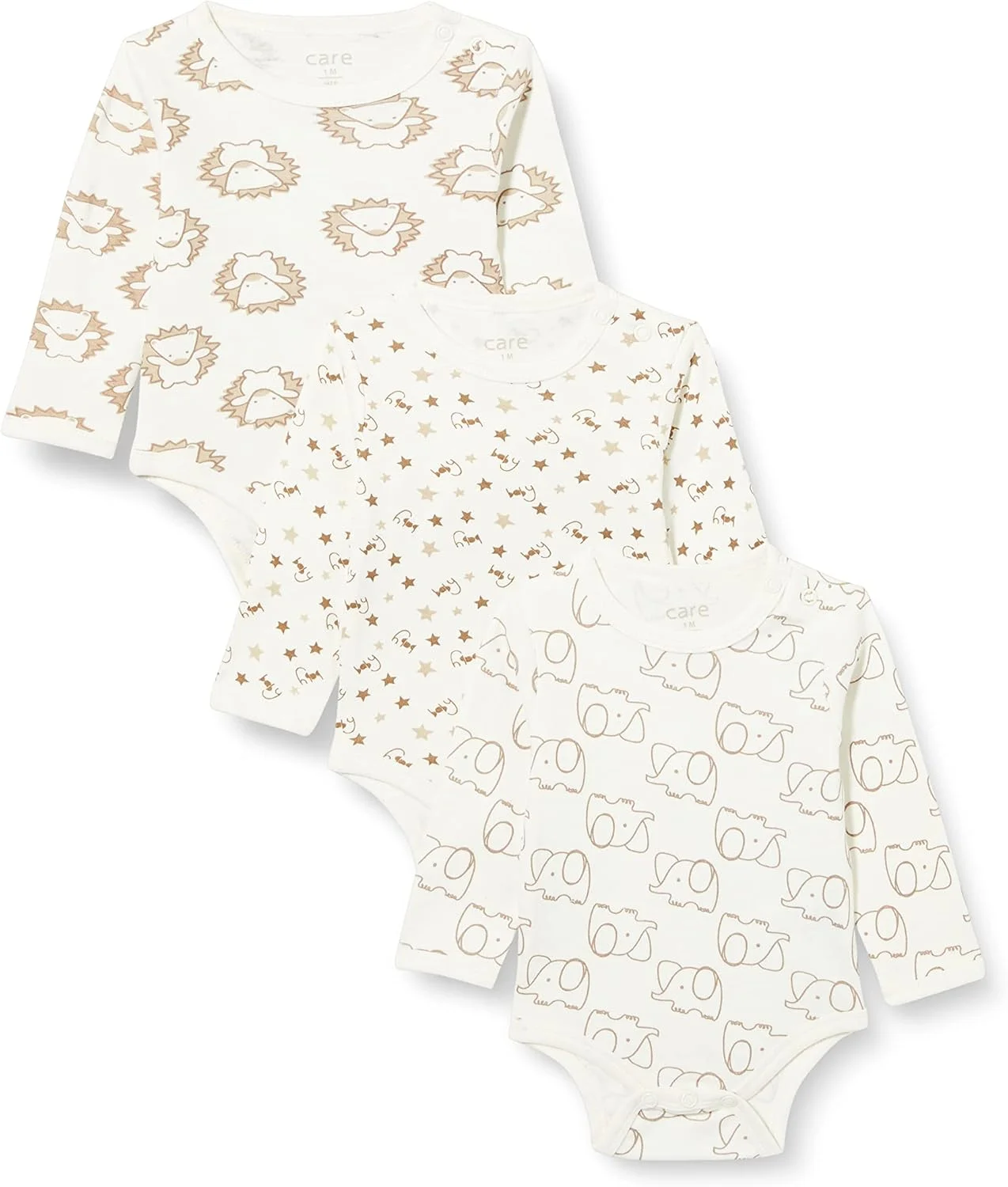 بادی نوزادی унисекс Care مدل 4132 (بسته 3 عددی) بادی نوزادی унисекс Care مدل 4132 (بسته 3 عددی)