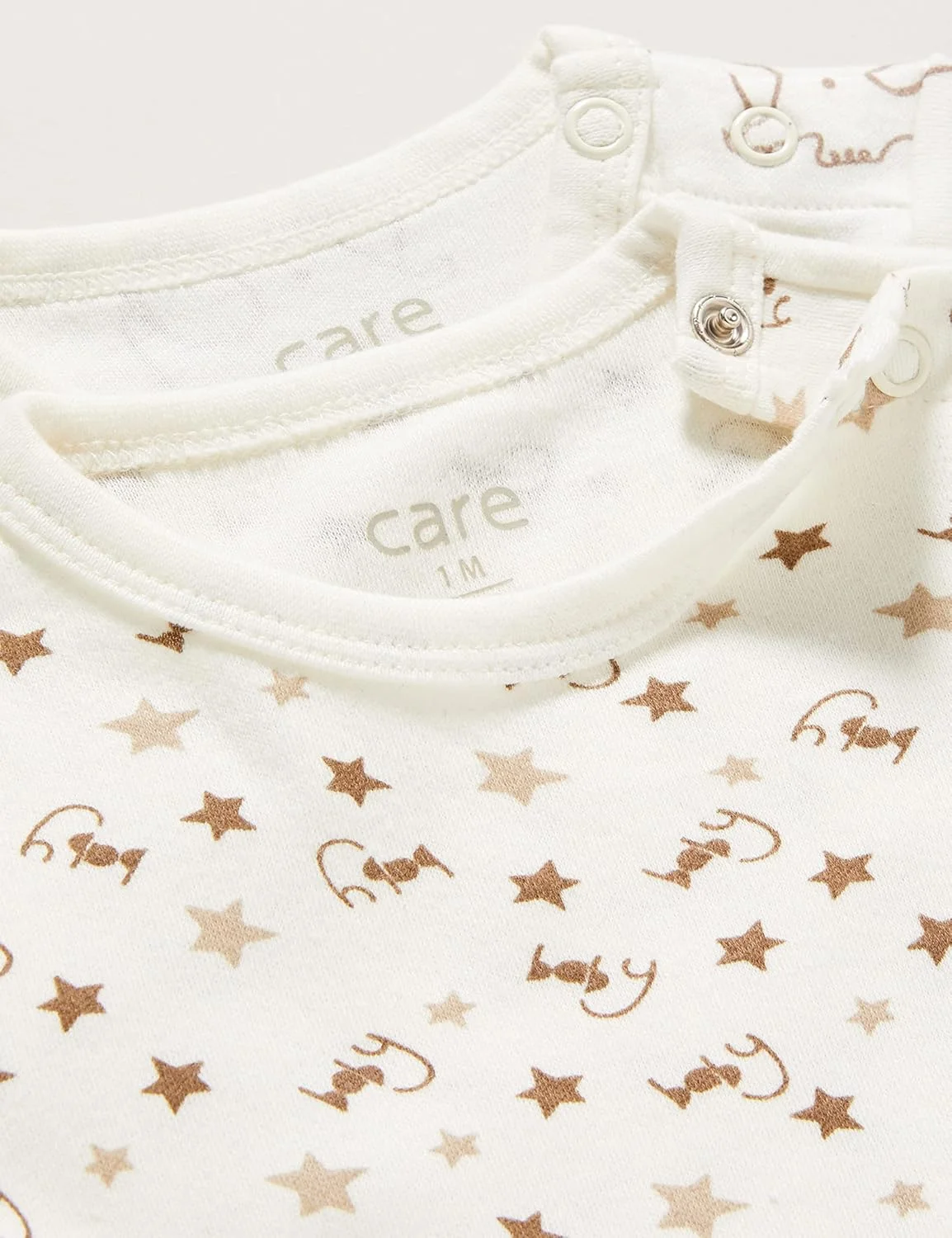 بادی نوزادی унисекс Care مدل 4132 (بسته 3 عددی)