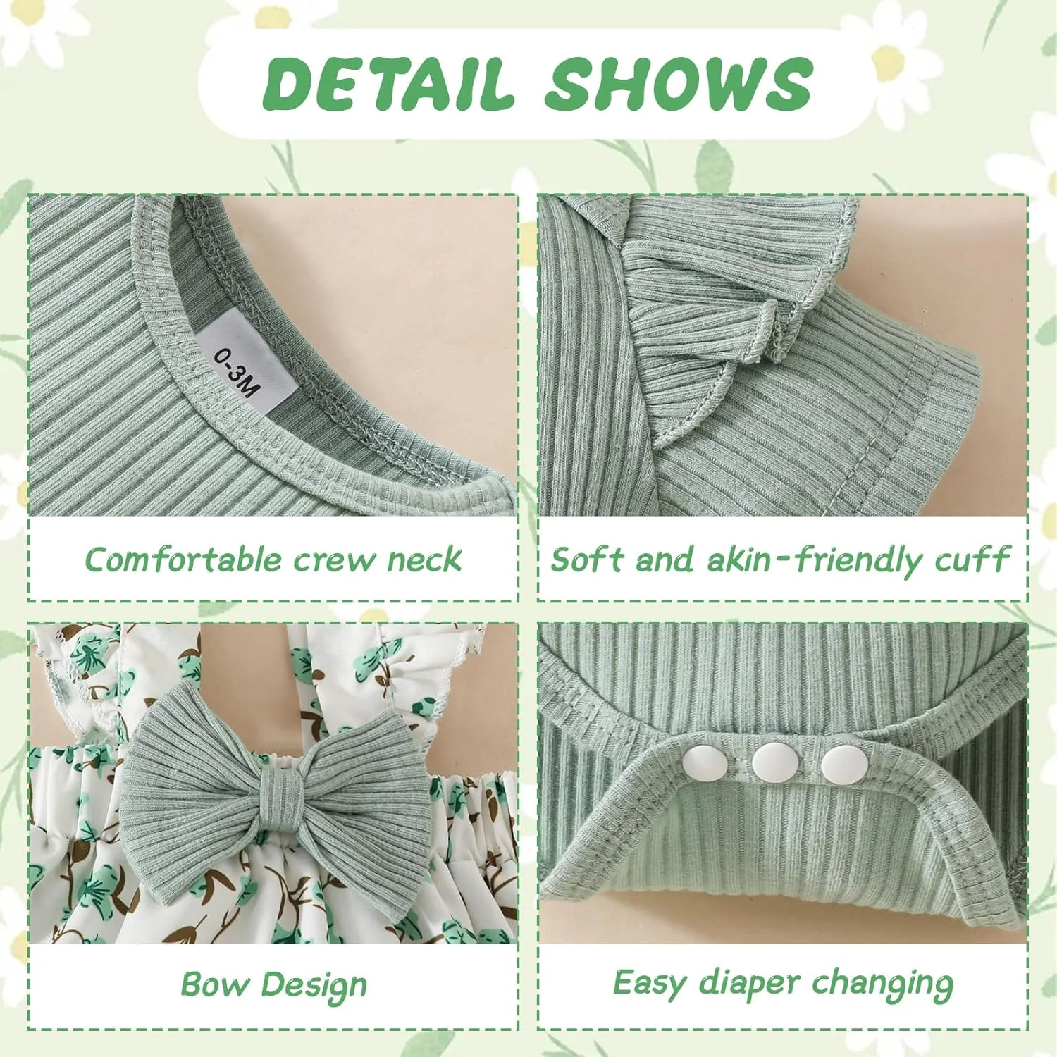 لباس دخترانه نوزادی طرح خواهر کوچک بابا، بادی سرهمی زیبا، لباس تابستانی تولد یک سالگی، لباس عکاسی بدو تولد، لباس کودک نوپا، رامپر چین دار نوزادی با هدبند مناسب 18 و 0-3 و 12 ماهگی لباس دخترانه نوزادی طرح خواهر کوچک بابا، بادی سرهمی زیبا، لباس تابستانی تولد یک سالگی، لباس عکاسی بدو تولد، لباس کودک نوپا، رامپر چین دار نوزادی با هدبند مناسب 18 و 0-3 و 12 ماهگی