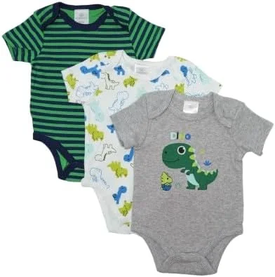 ست سه تکه بادی آستین کوتاه طرح دایناسور بامبیمیچی برای نوزاد پسر ست سه تکه بادی آستین کوتاه طرح دایناسور بامبیمیچی برای نوزاد پسر