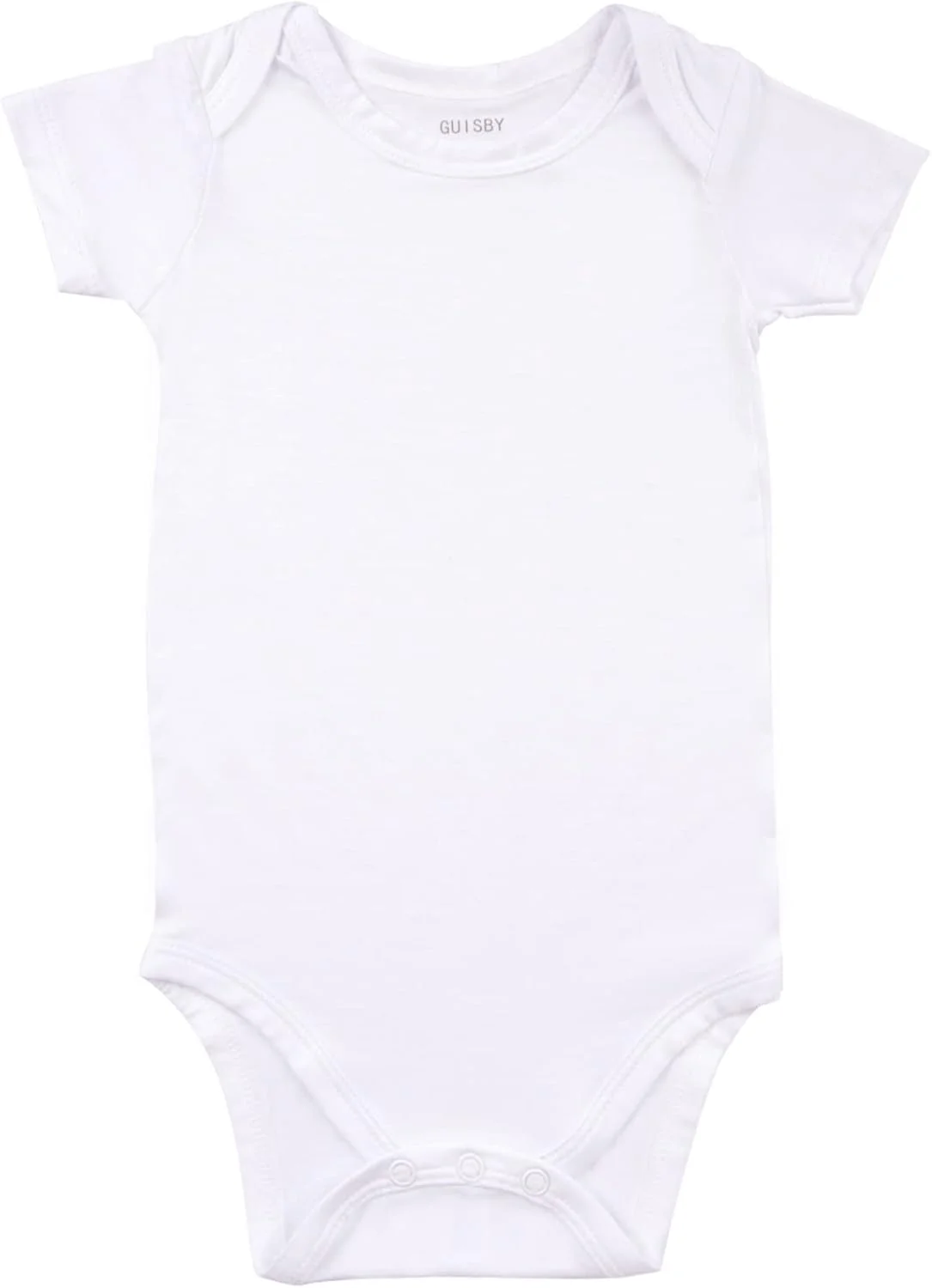 بادی آستین کوتاه نوزادی GUISBY، مناسب نوزادان پسر و دختر 0 تا 24 ماه بادی آستین کوتاه نوزادی GUISBY، مناسب نوزادان پسر و دختر 0 تا 24 ماه