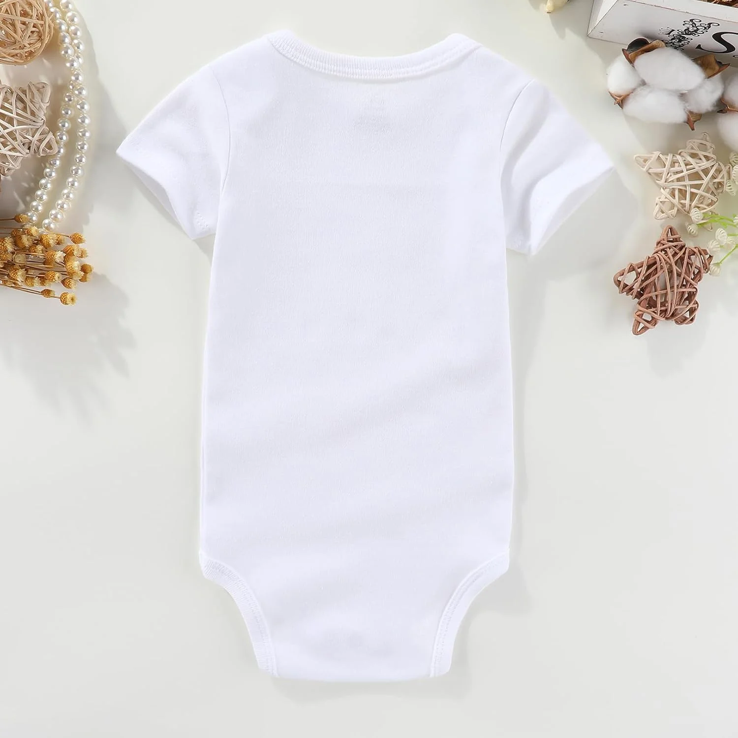 لباس نوزادی دوقلو دخترانه پسرانه BESDEAR، لباس های ضروری نوزاد دوقلو، هدایای نوزاد دوقلو، بادی نوزادی دوقلو سفید