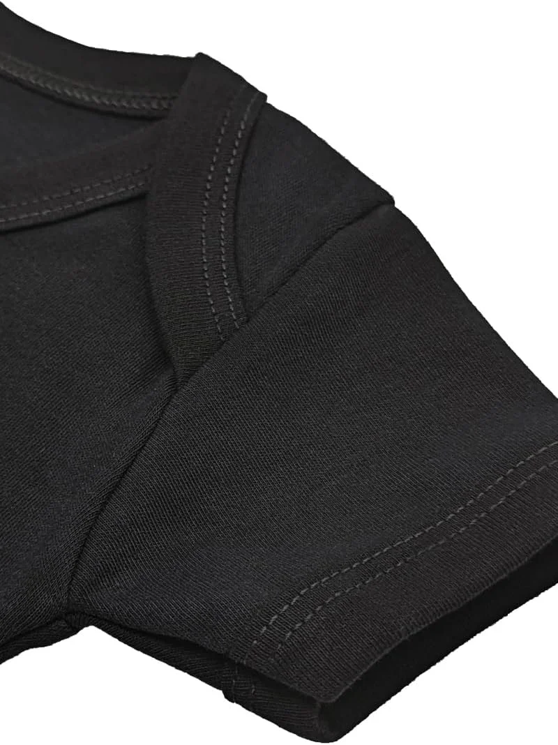 لباس نوزادی راک برای پسران یا دختران | جلیقه/بادی فلزی نوزادی با طرح شیر، چرت زدن، راک اند رول - هدیه های موسیقی نوزاد | از BABY MOO'S UK