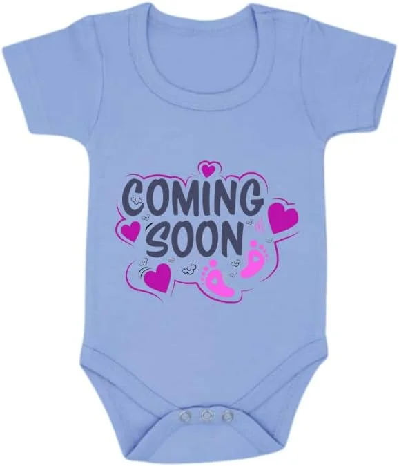 رامپر نوزادی طرح به زودی – بادی آستین کوتاه پنبه نرم برای پسران و دختران – لباس یکسره راحت و اسپرت نوزاد برای نوزادان، کودکان نوپا رامپر نوزادی طرح به زودی – بادی آستین کوتاه پنبه نرم برای پسران و دختران – لباس یکسره راحت و اسپرت نوزاد برای نوزادان، کودکان نوپا