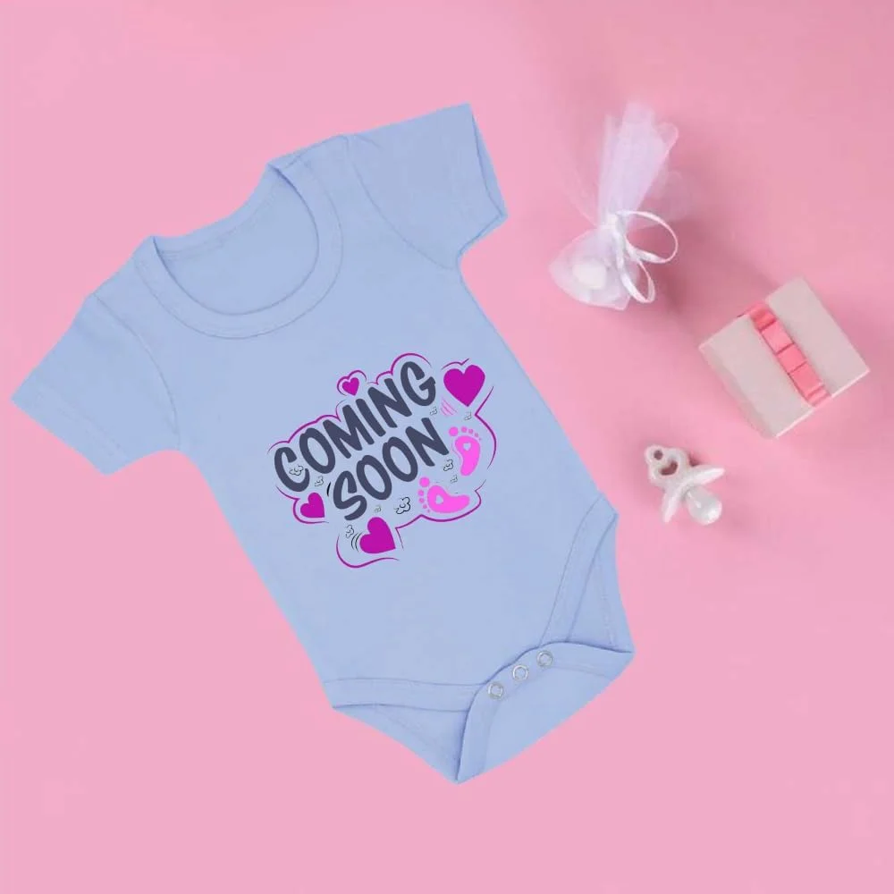 رامپر نوزادی طرح به زودی – بادی آستین کوتاه پنبه نرم برای پسران و دختران – لباس یکسره راحت و اسپرت نوزاد برای نوزادان، کودکان نوپا رامپر نوزادی طرح به زودی – بادی آستین کوتاه پنبه نرم برای پسران و دختران – لباس یکسره راحت و اسپرت نوزاد برای نوزادان، کودکان نوپا