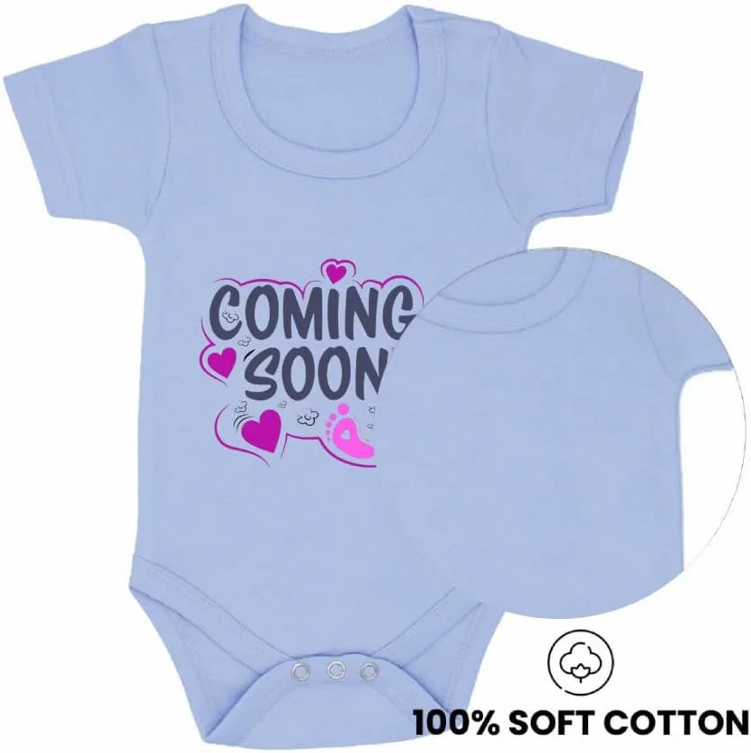 رامپر نوزادی طرح به زودی – بادی آستین کوتاه پنبه نرم برای پسران و دختران – لباس یکسره راحت و اسپرت نوزاد برای نوزادان، کودکان نوپا رامپر نوزادی طرح به زودی – بادی آستین کوتاه پنبه نرم برای پسران و دختران – لباس یکسره راحت و اسپرت نوزاد برای نوزادان، کودکان نوپا