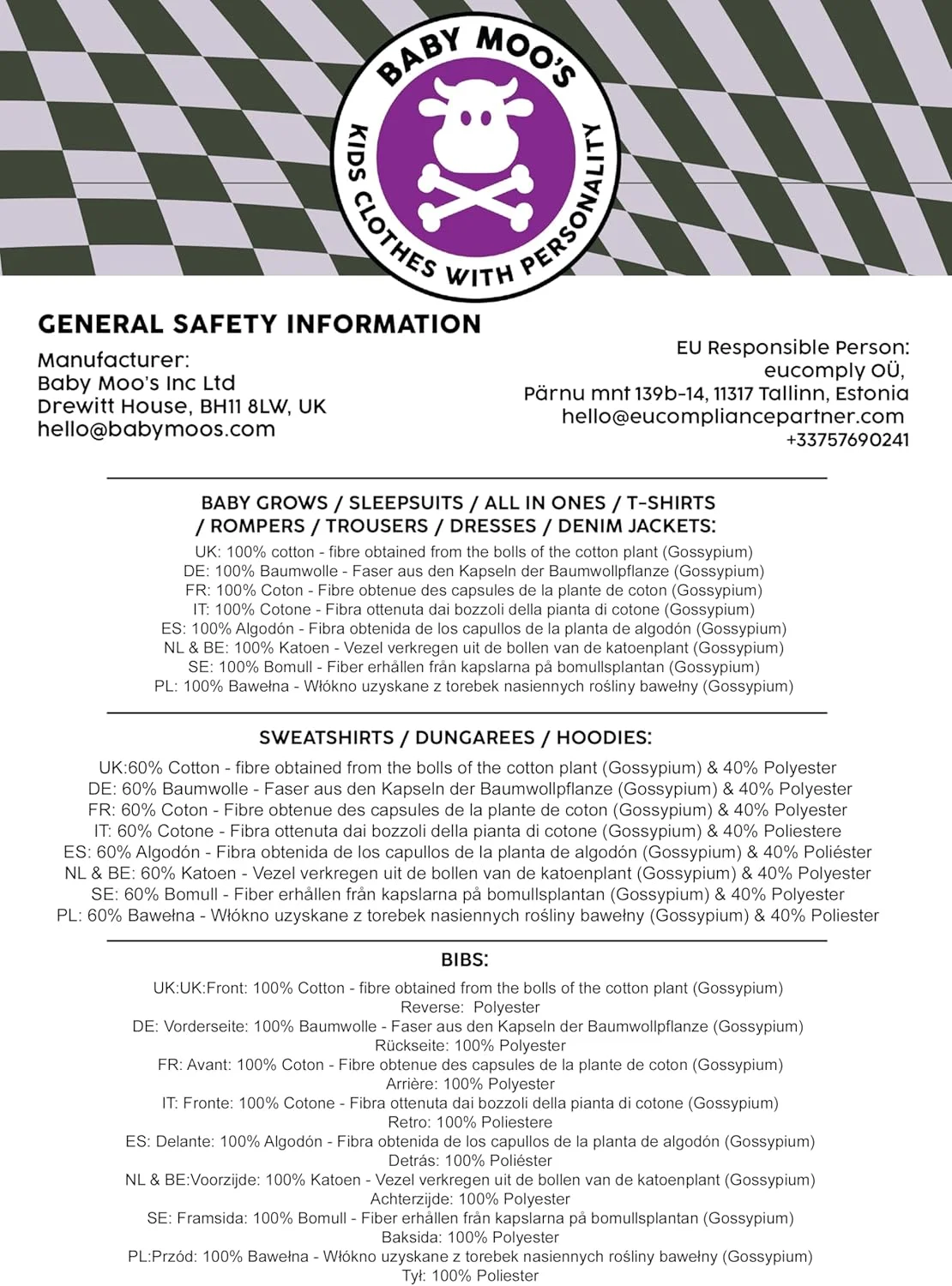 لباس نوزادی طرح SCREAM DAY Baby Moo | بادی نوزادی طرح پانک راک - مناسب نوزادان و والدین