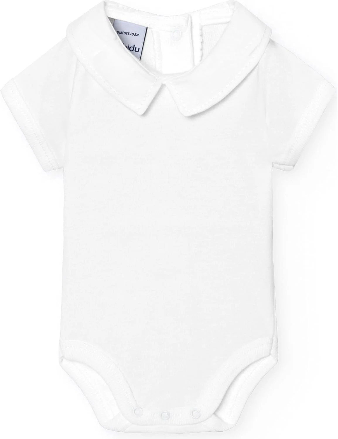 بادی آستین کوتاه یقه پولو نوزادی بابیدو، مناسب برای دختر و پسر