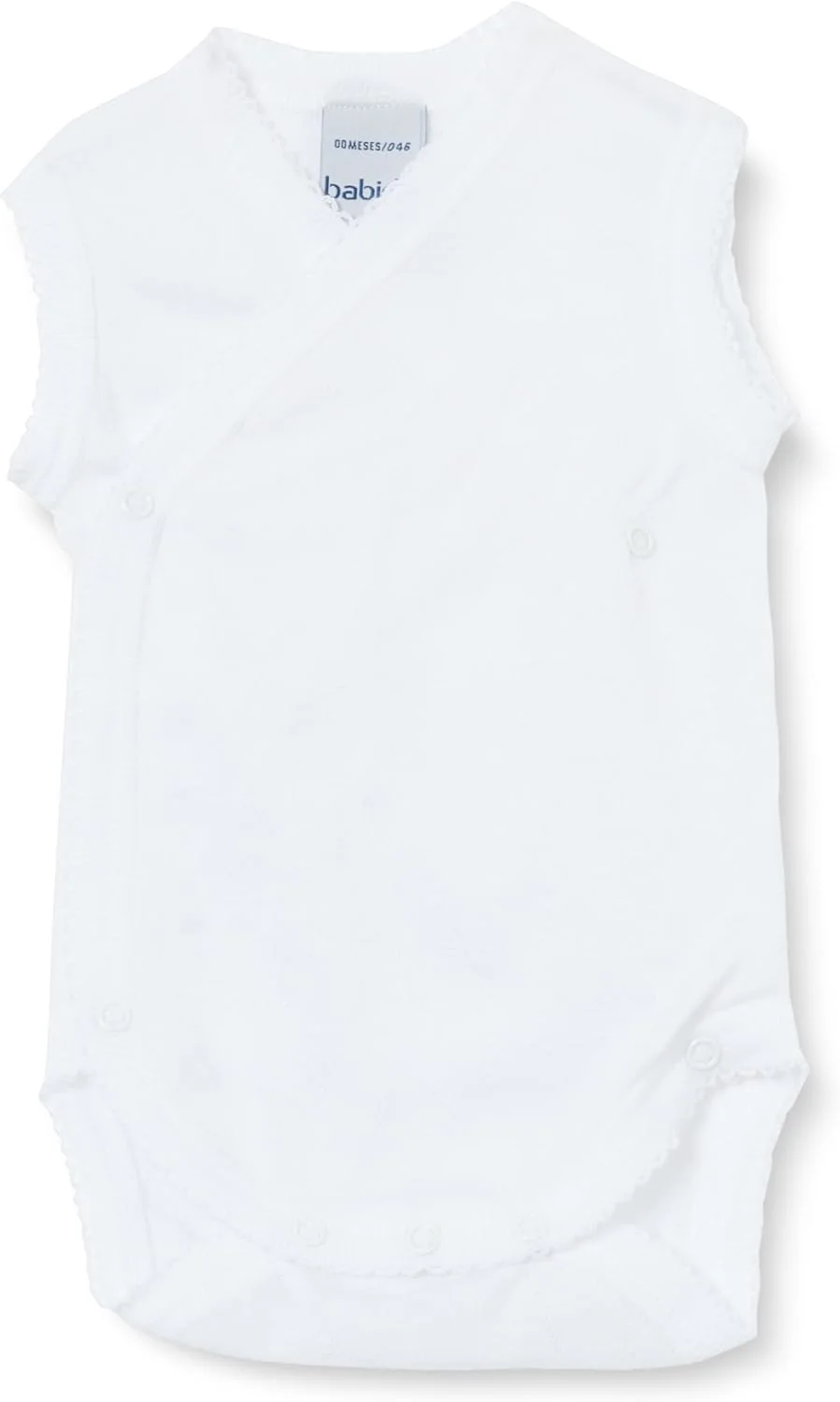 بادی نوزادی بدون آستین ضربدری BABIDU، 100% پنبه نرم و قابل تنفس، بادی رکابی برای نوزادان، ایده آل برای اولین پوشش برای پوست های حساس، لباس های یونیسکس برای پسران و دختران