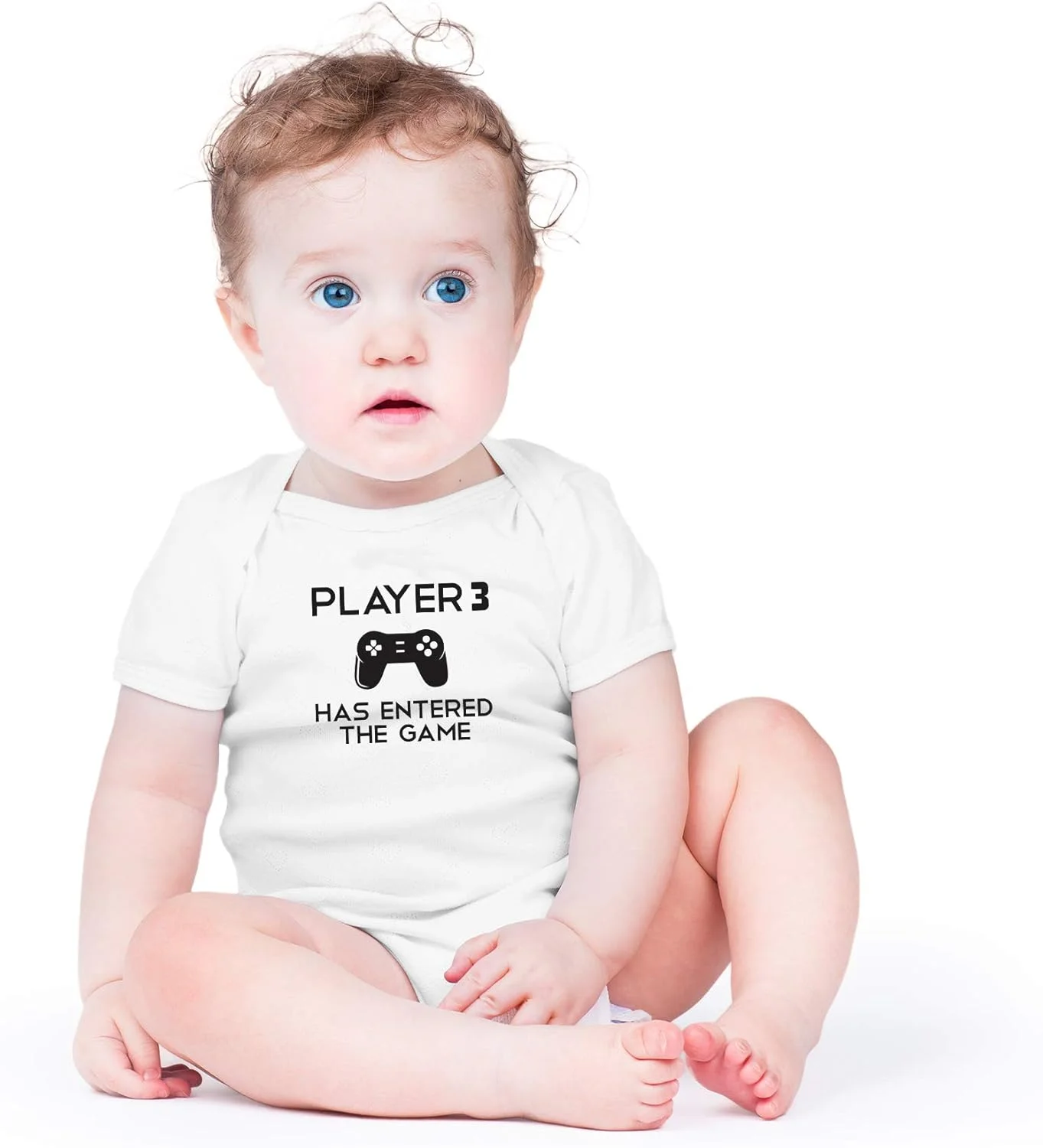 AW Fashions بازیکن 3 وارد بازی شد - من هم مثل پدرم گیمر هستم - لباس نوزادی یک تکه بامزه