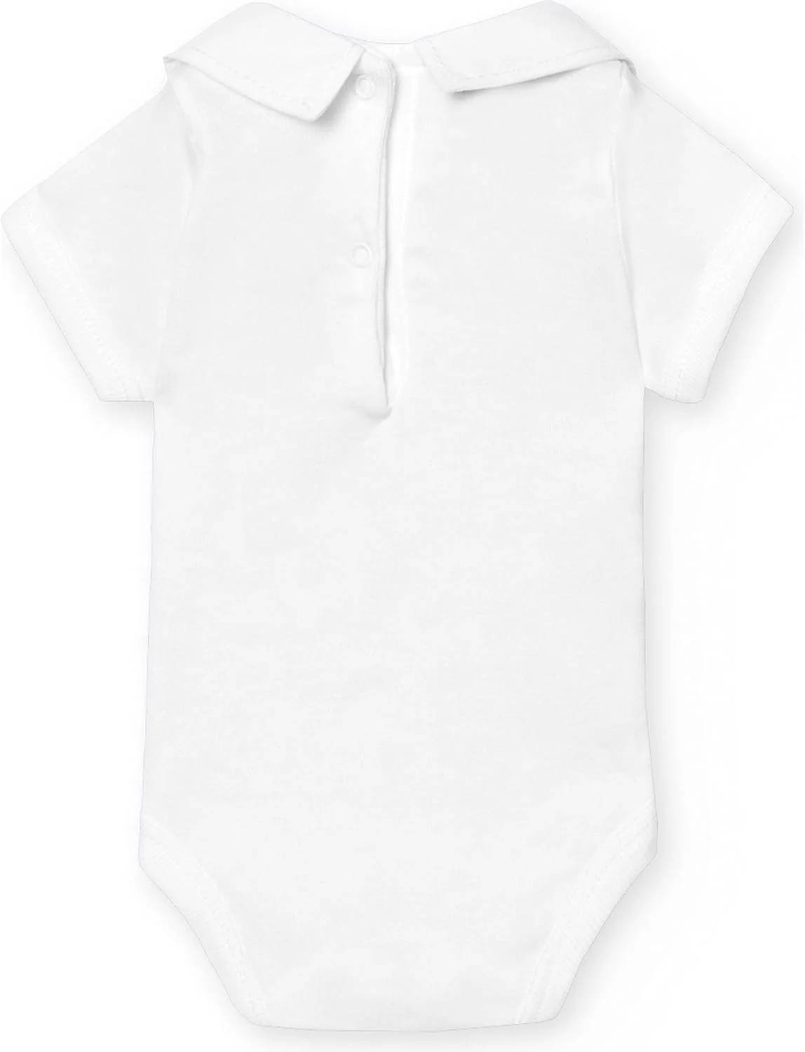 بادی آستین کوتاه یقه پولو نوزادی بابیدو، مناسب برای دختر و پسر