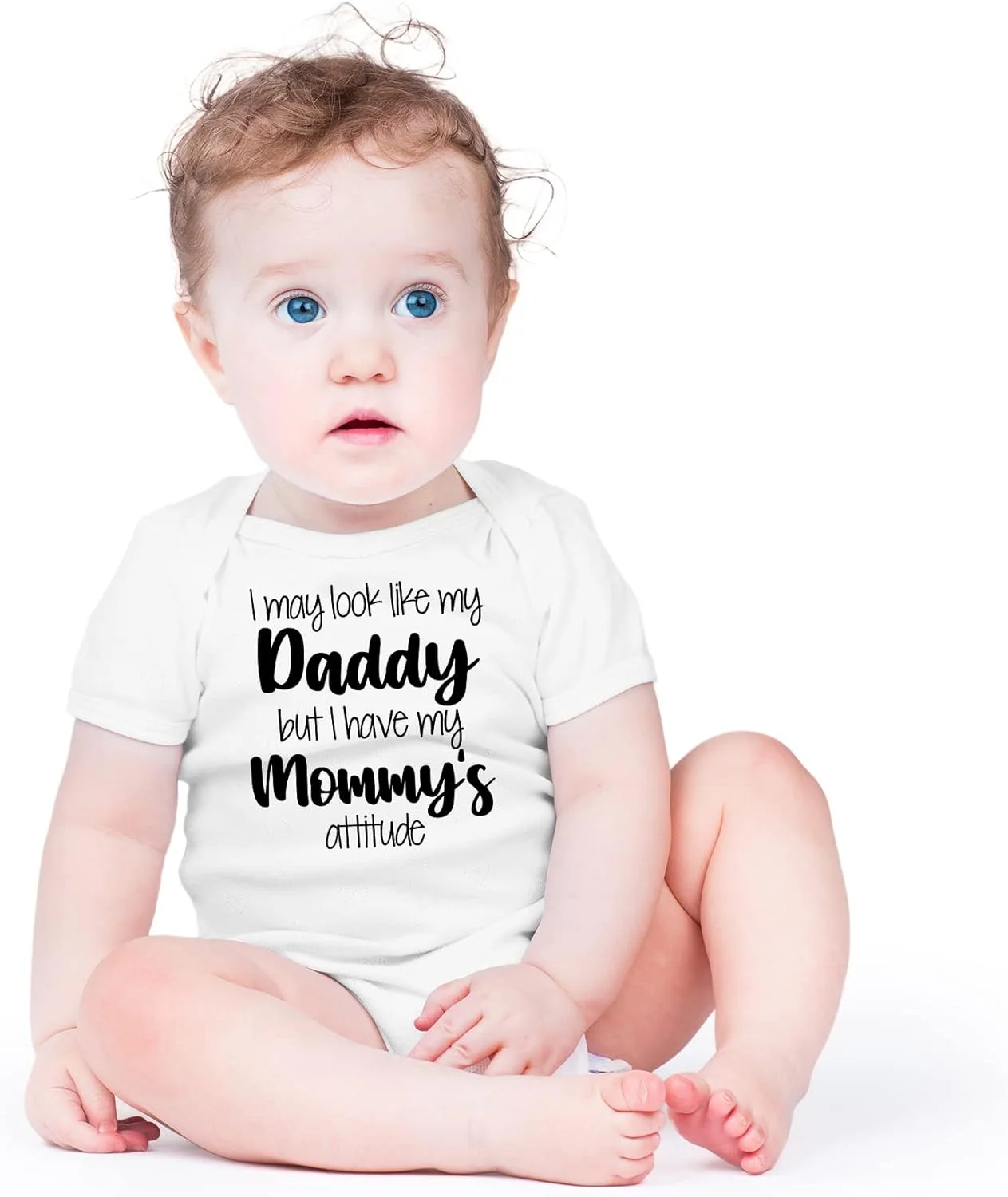 AW Fashions من ممکنه شبیه بابام باشم اما اخلاق مامانمو دارم - بادی نوزادی یک تکه بامزه