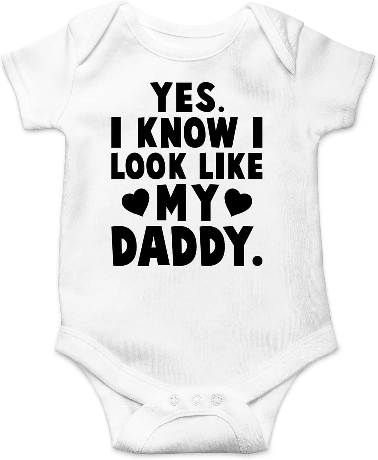 AW Fashions بله. می دانم شبیه پدرم هستم - این بازوها را از پدرم گرفتم - لباس نوزادی یک تکه بامزه