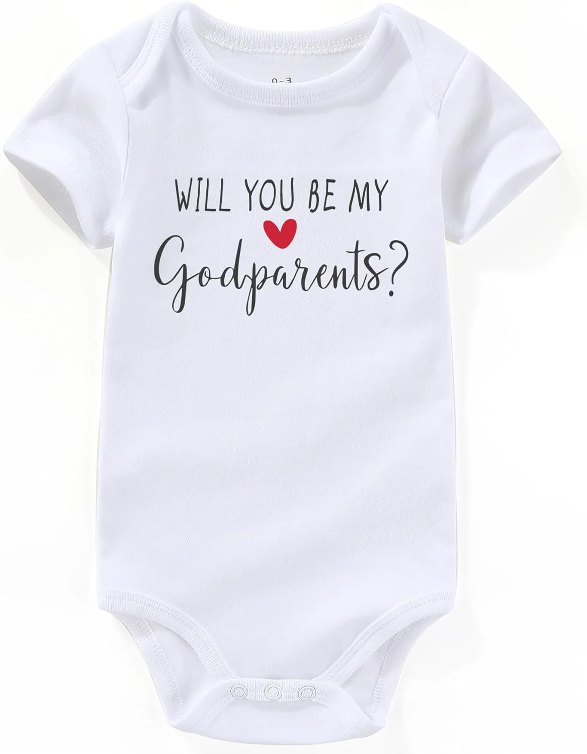 لباس نوزادی پیشنهاد پدرخوانده و مادرخوانده شدن AIZFFZY، بادی نوزادی سفید